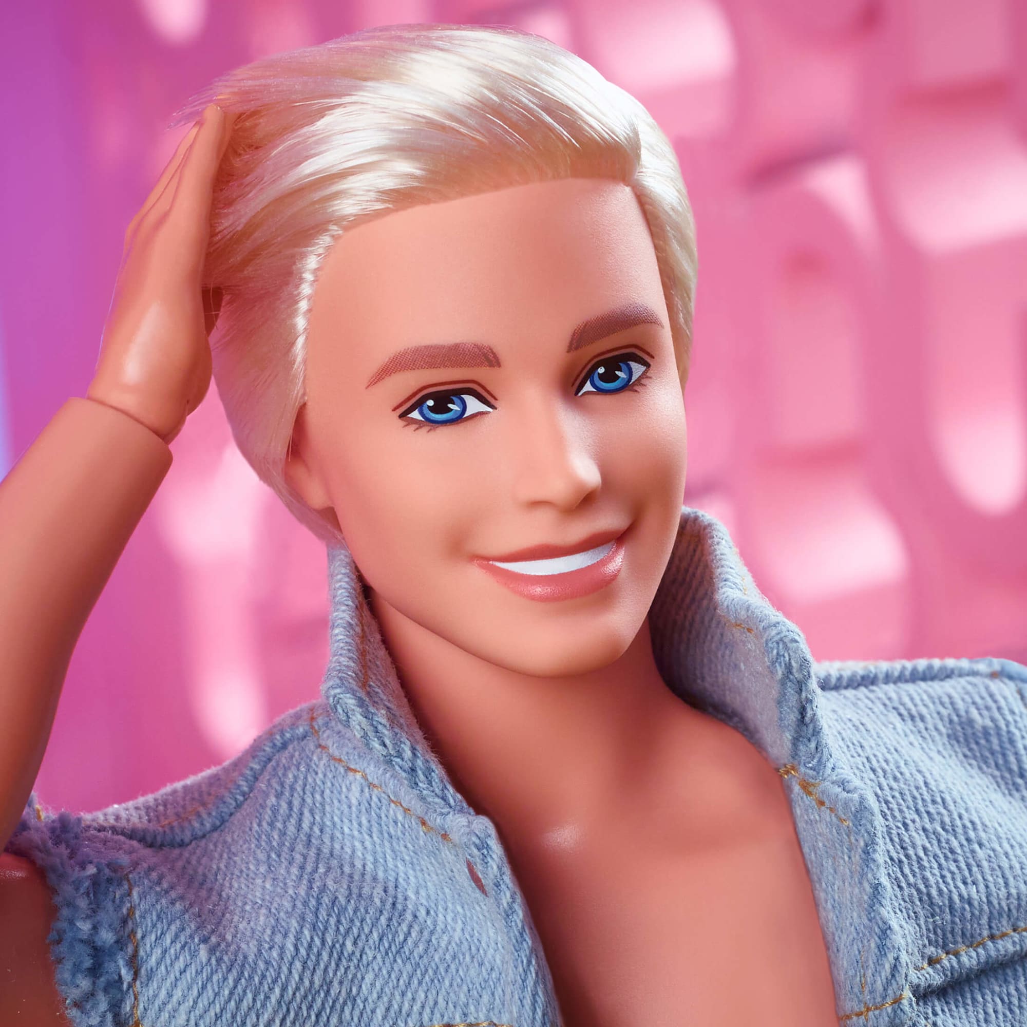 Ken Doll Wearing Denim Matching Set Barbie The Movie Mattel Creations ken-doll-wearing-denim-matching-set-barbie-the-movie-mattel-creations