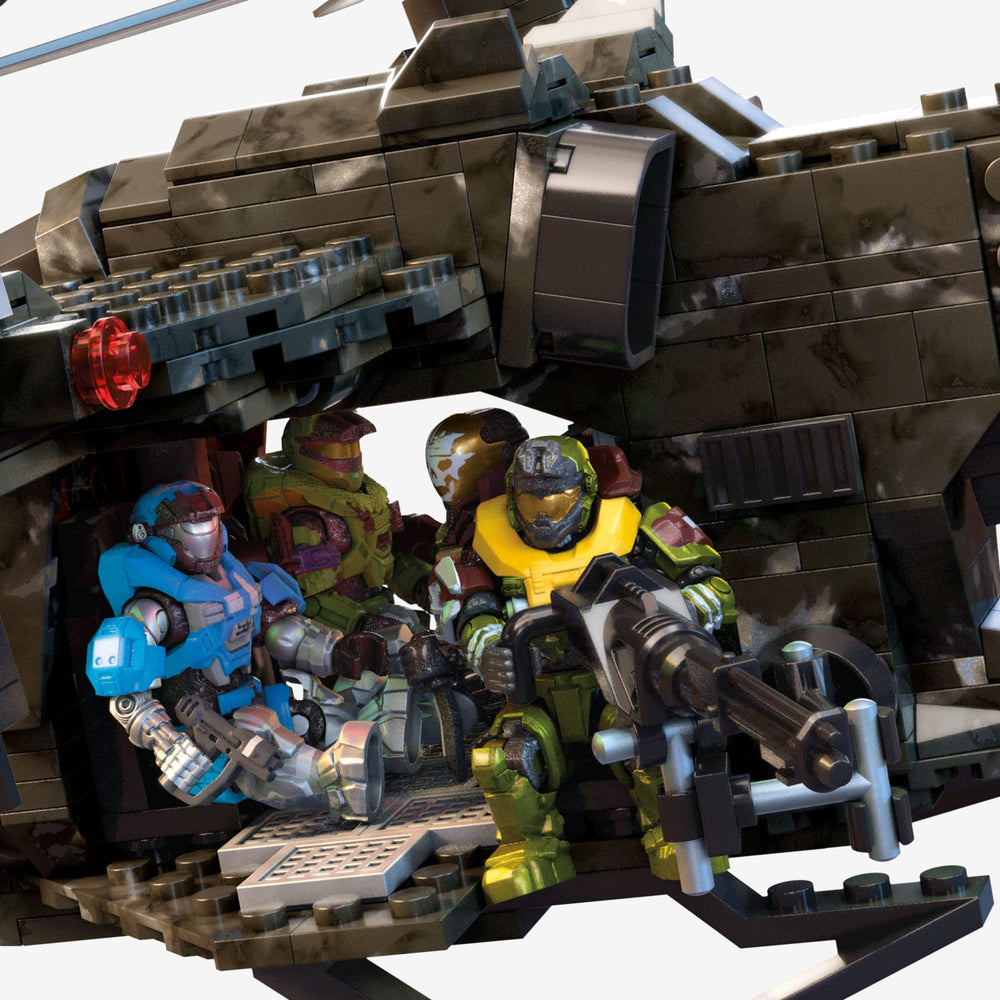 Falcon Sweep MEGA Halo UNSC Falcon Sweep Building Toy Kit – Mattel Creations