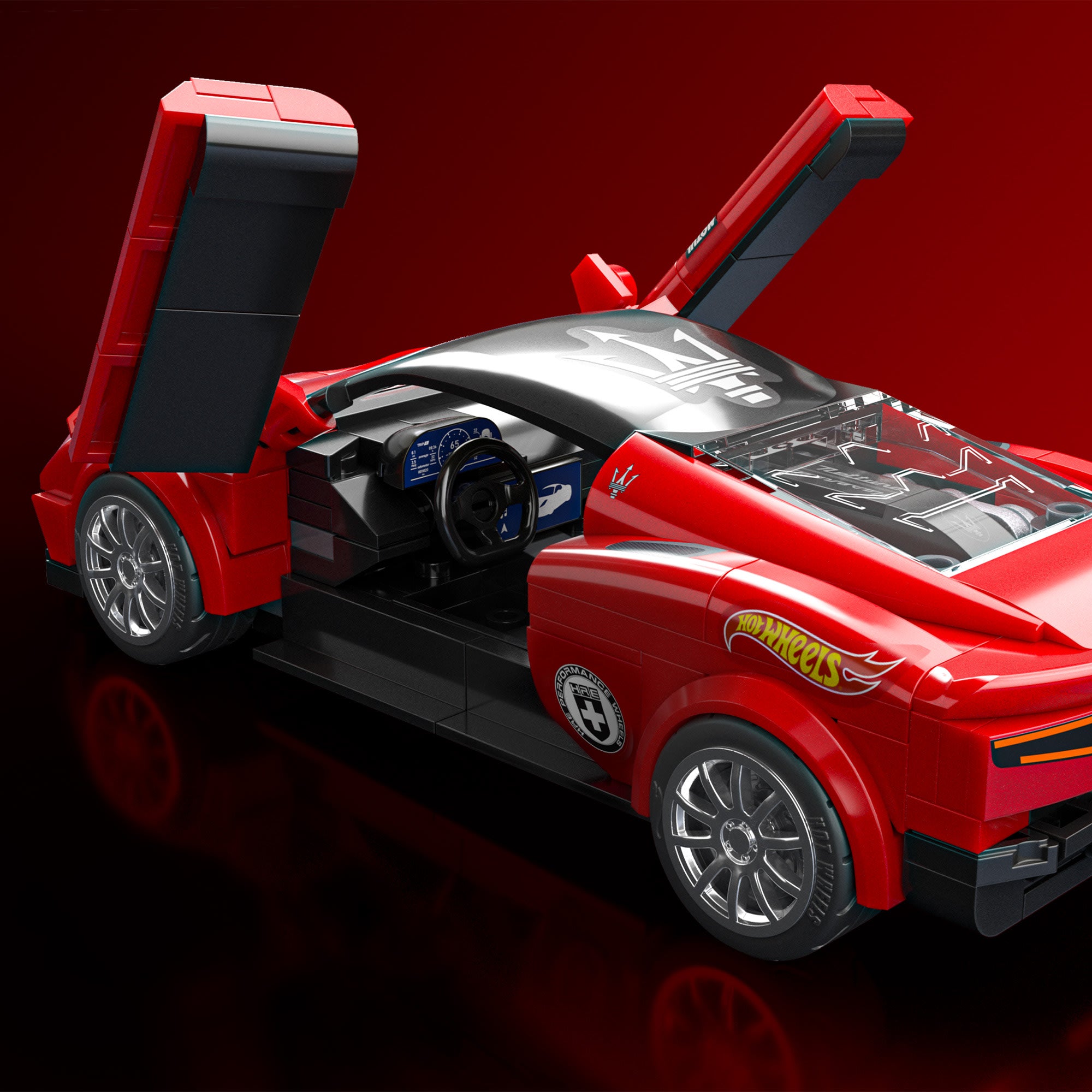 Mattel Brick Shop Hot Wheels Maserati MC20 Building Set | Mattel Creations