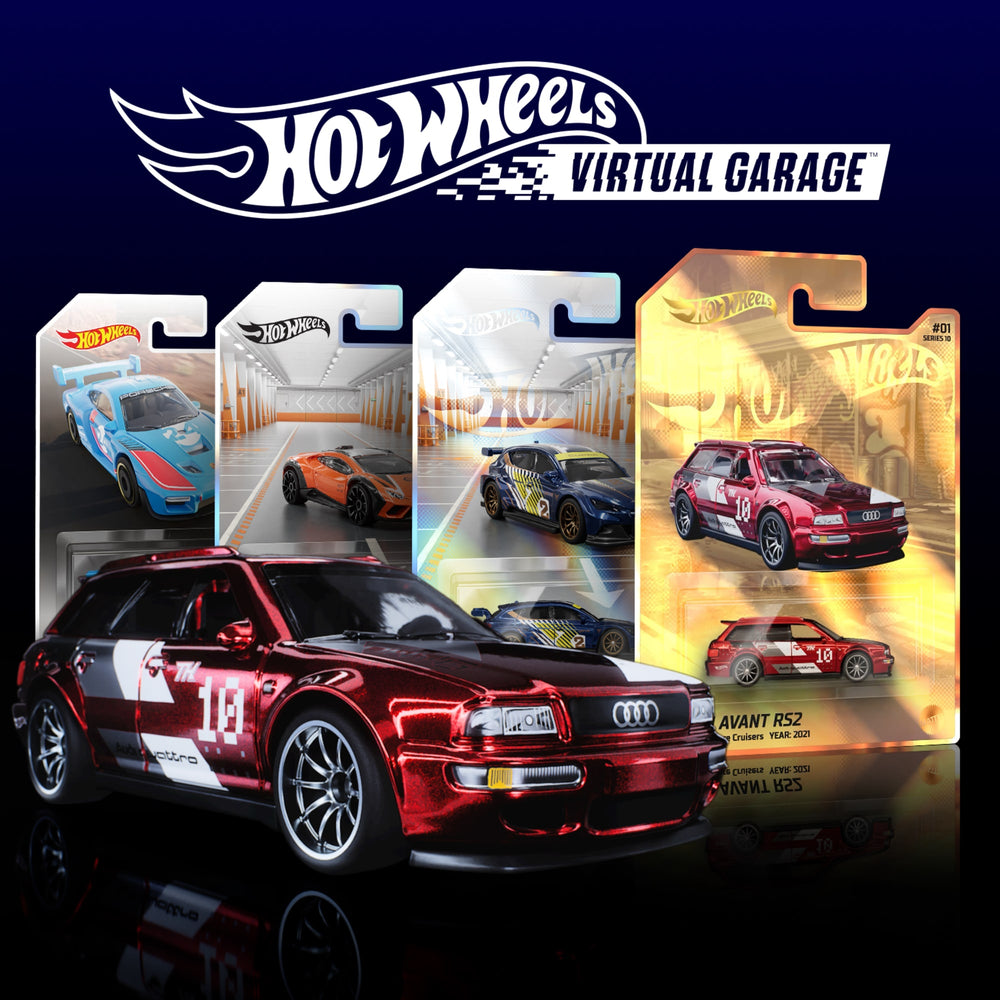 Hot Wheels Virtual Garage Series 10: Standard Pack of 7 Virtual Collectibles