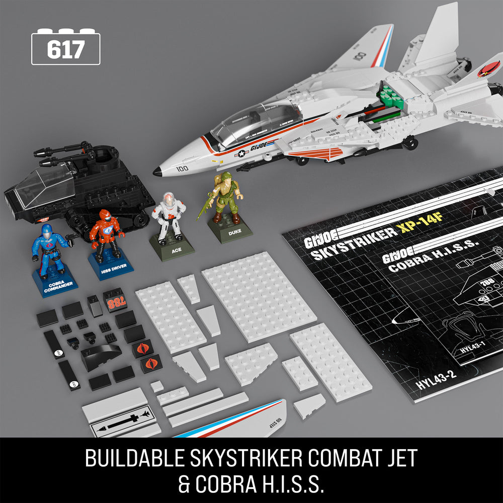 MEGA G.I. JOE Skystriker vs. COBRA H.I.S.S. Building Set