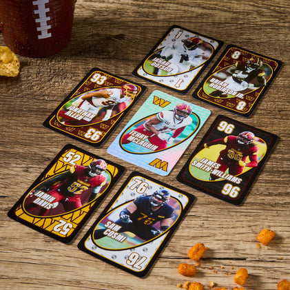 UNO Fandom NFL Washington Commanders Game Deck