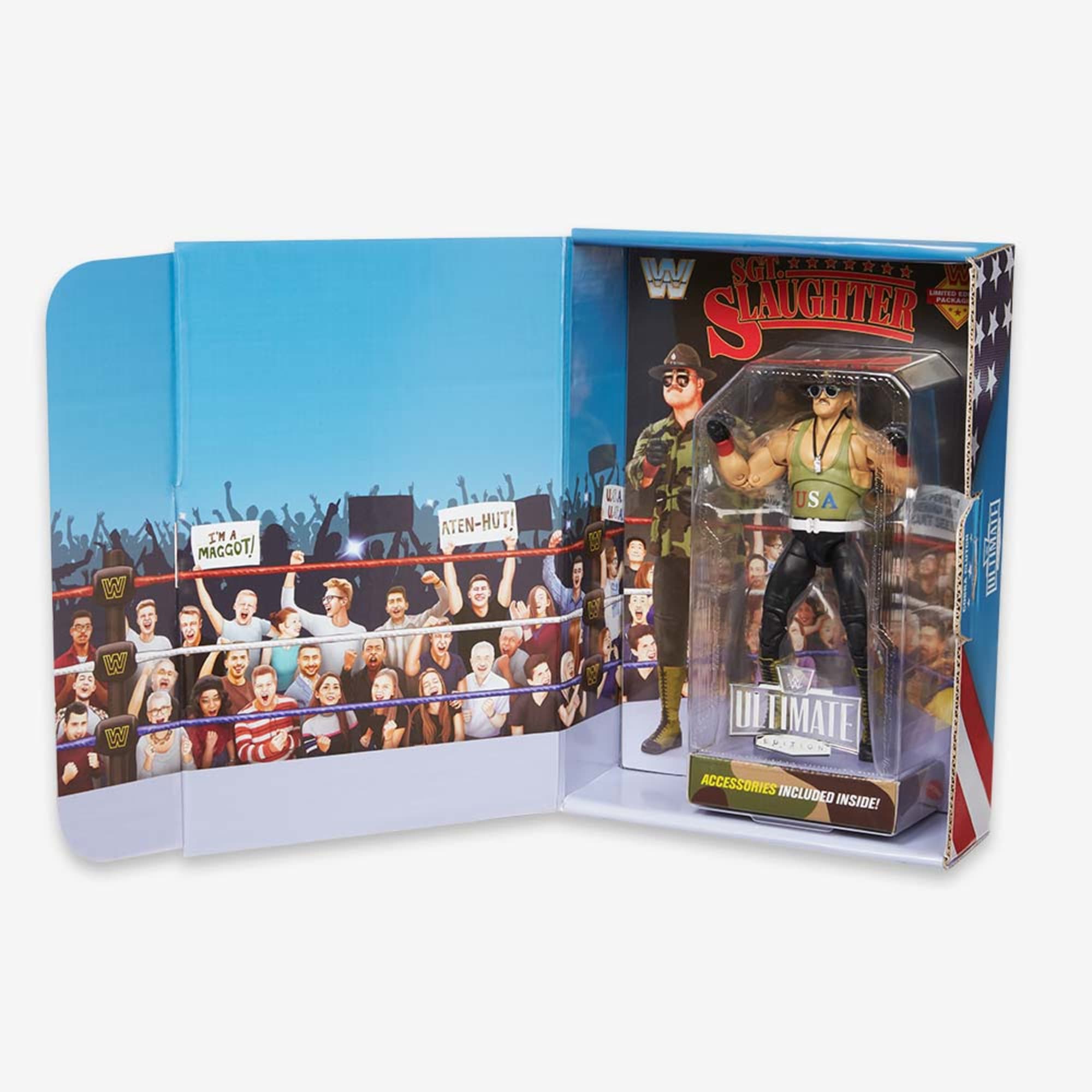 WWE Ultimate Edition Sgt. Slaughter action figure – Mattel Creations
