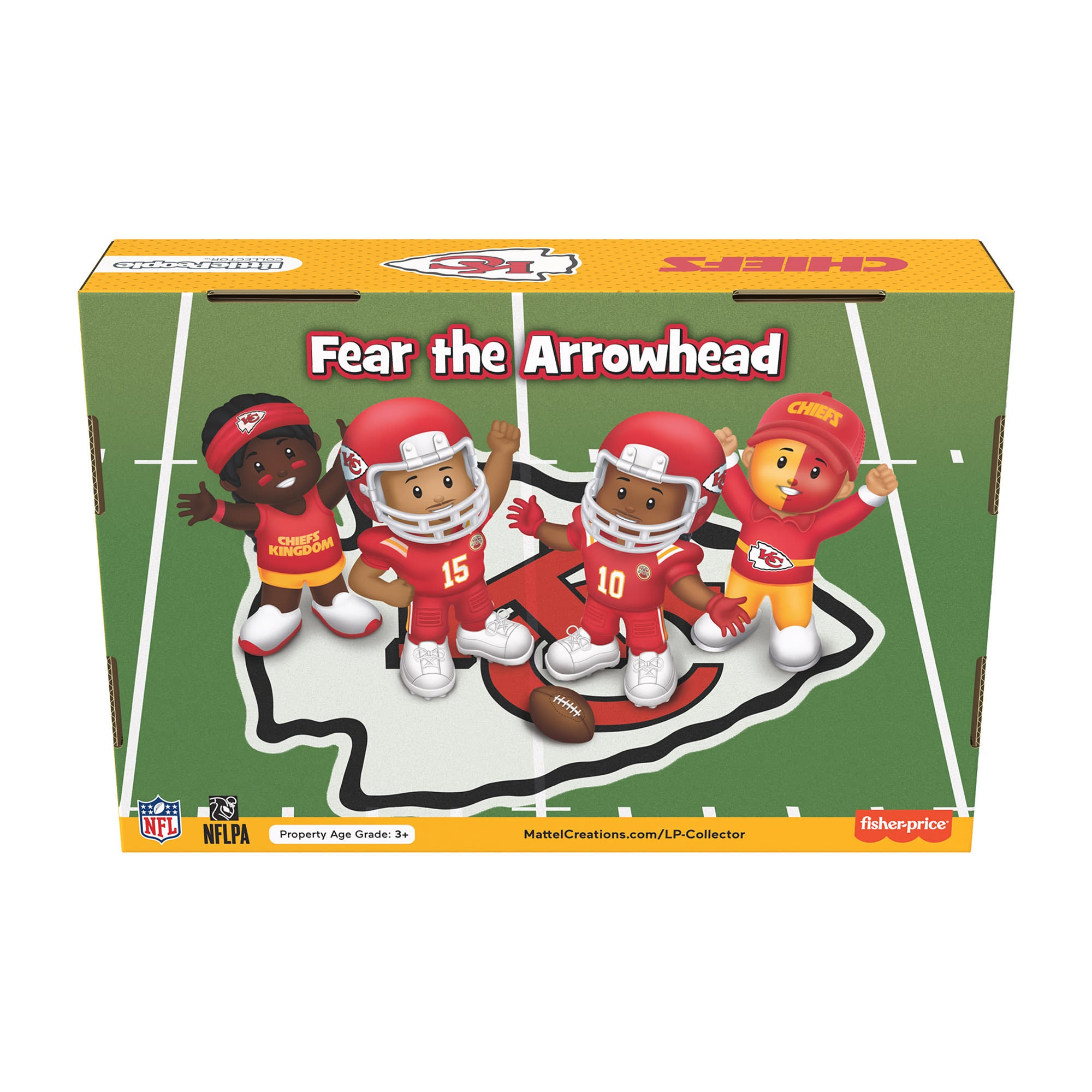 Little People Collector Kansas City Chiefs Alternate Jersey Figure Set