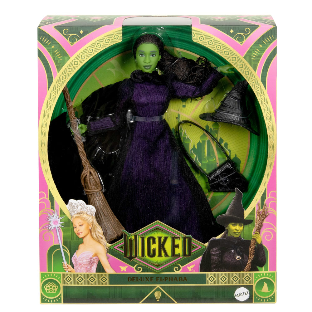 Wicked Deluxe Elphaba Fashion Doll and Accessories | Mattel Creations