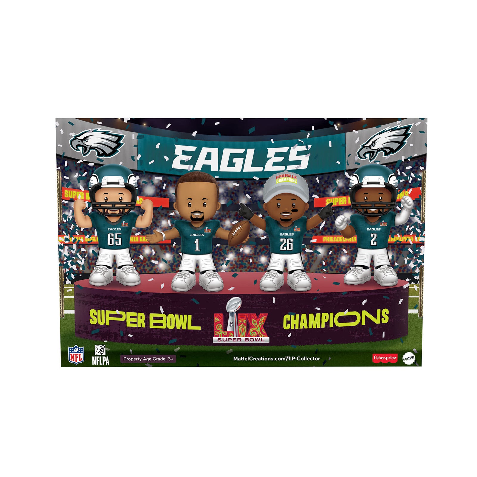 Little People Collector x Super Bowl Eagles Set