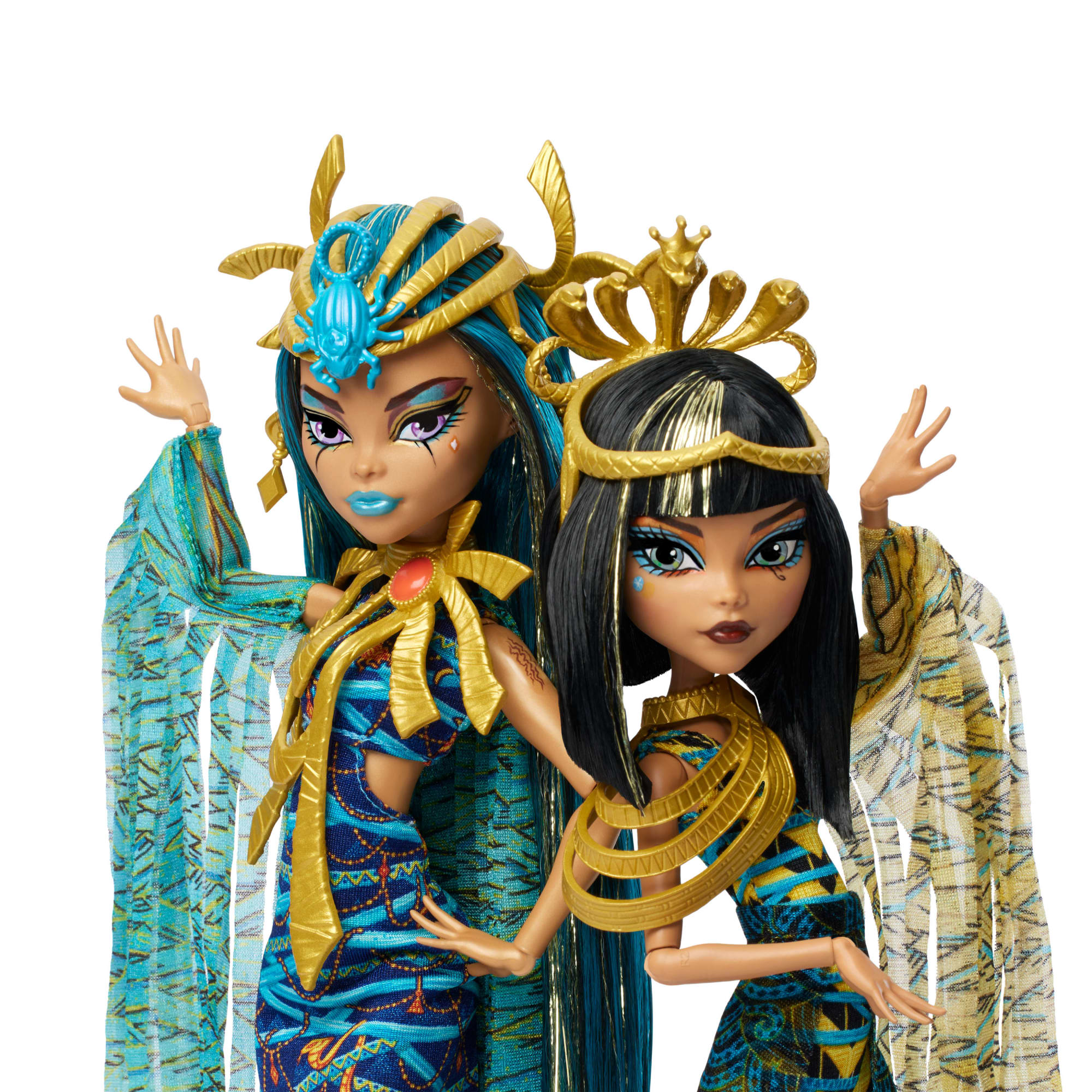 Monster High Mummy Majesties Cleo and Nefera De Nile 2 Pack