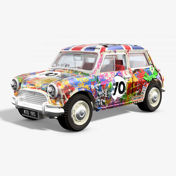 Matchbox x Mr Brainwash 1964 Austin Mini Cooper S | Mattel Creations