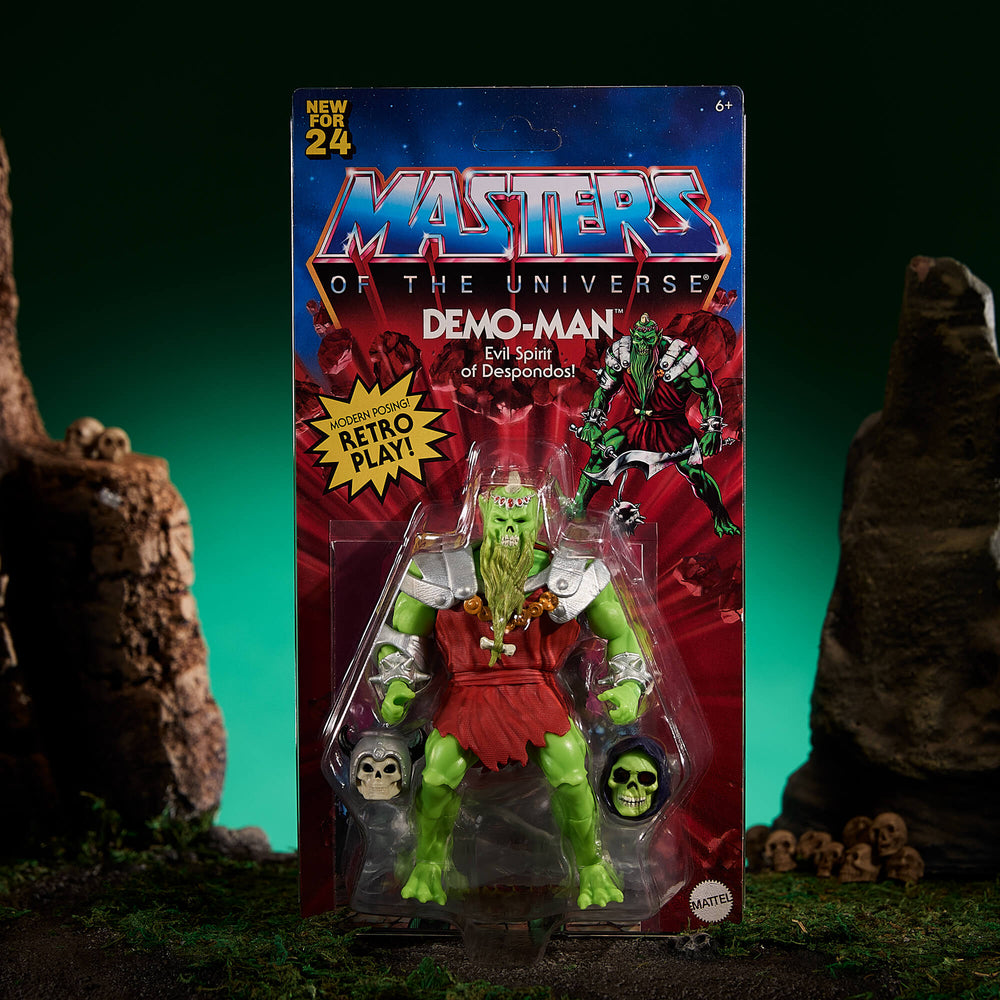 Pythonis Motu MOTU Origins Demo-Man Figure – Masters of the Universe | Mattel Creations