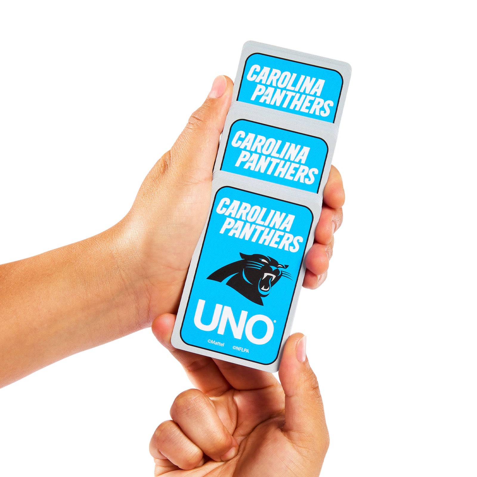 UNO Fandom NFL Carolina Panthers Game Deck