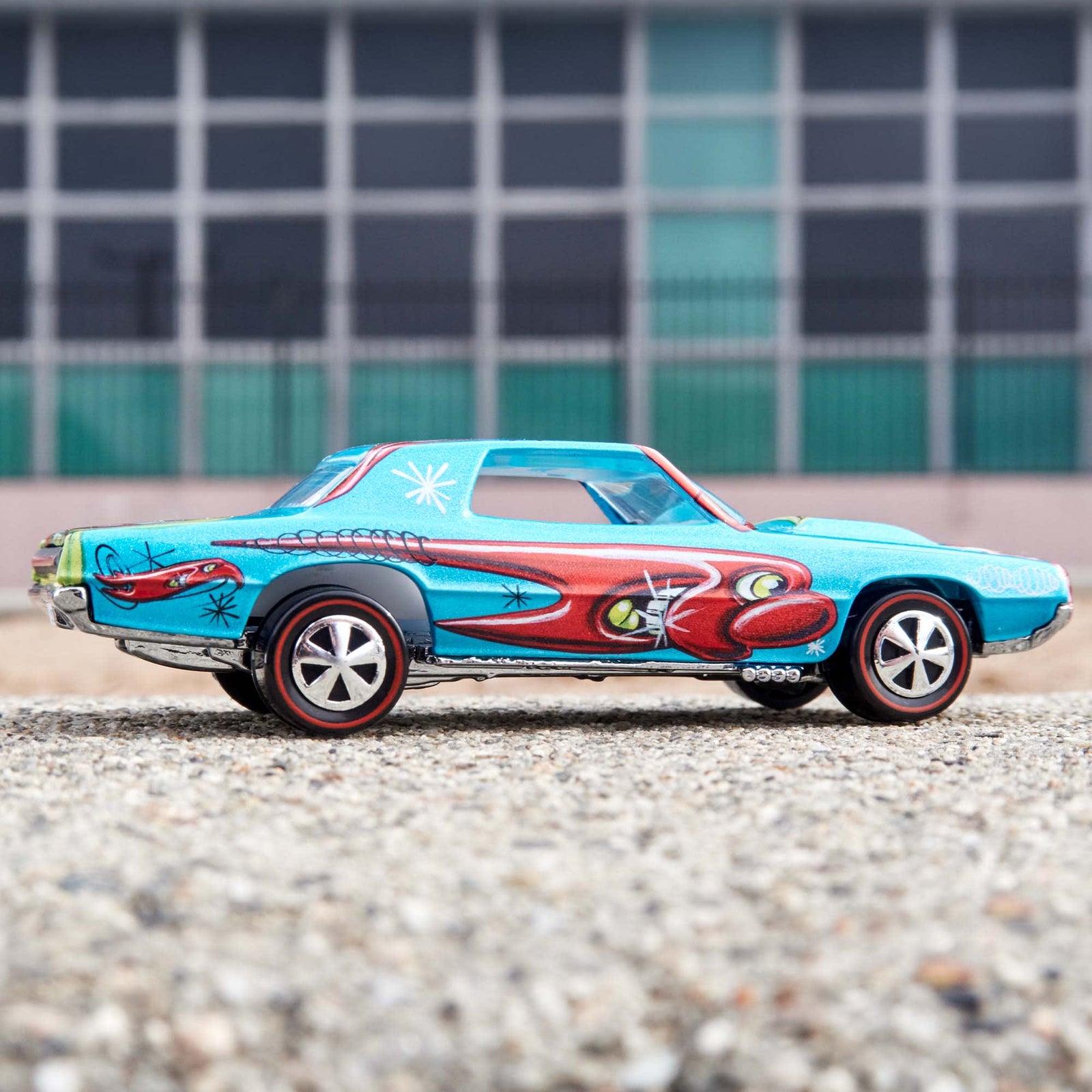 Hot Wheels x Kenny Scharf Signed Custom T-Bird