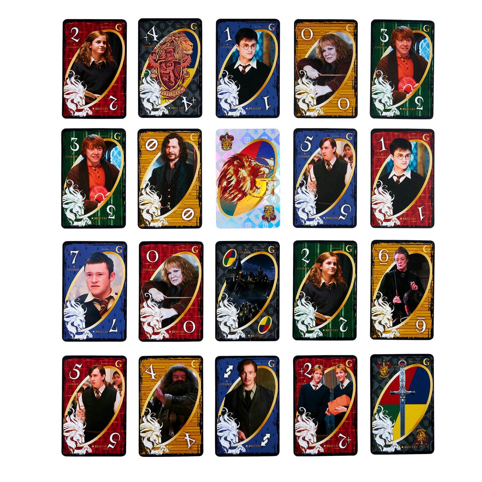 UNO Fandom Harry Potter Gryffindor Game Deck