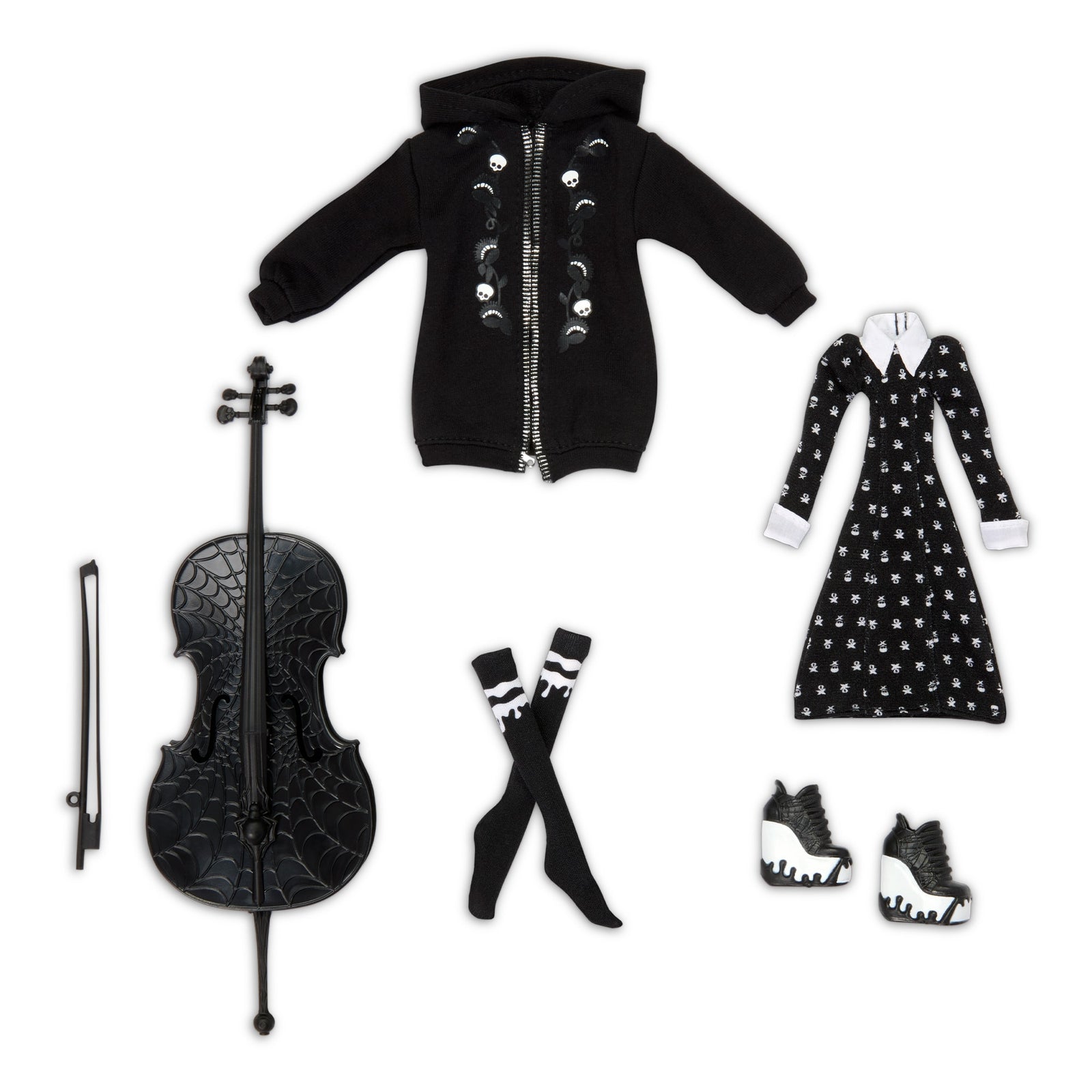 Mattel Creations Exclusive Paint It Black Fashion Pack
