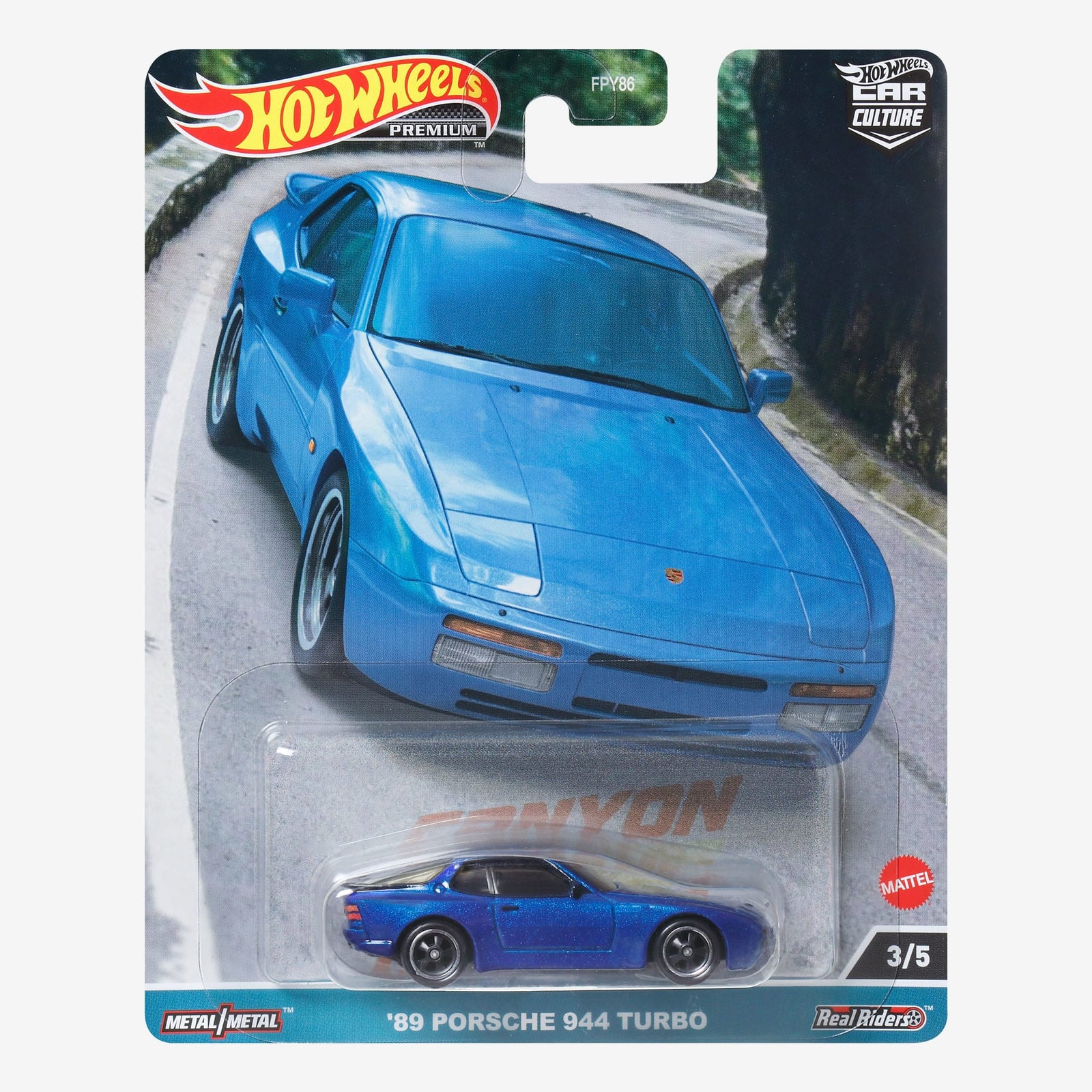 Hot Wheels Premium Car Culture Canyon Warriors – '89 Porsche