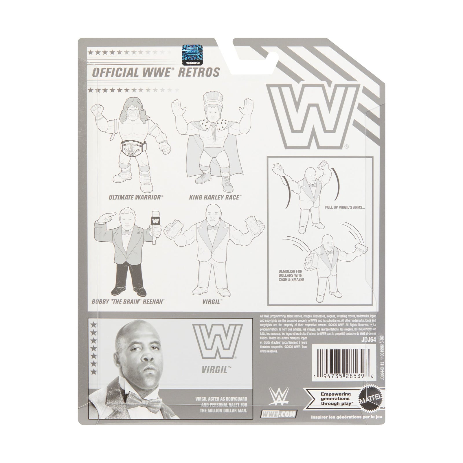 WWE Official Retro 4-Pack Action Figures