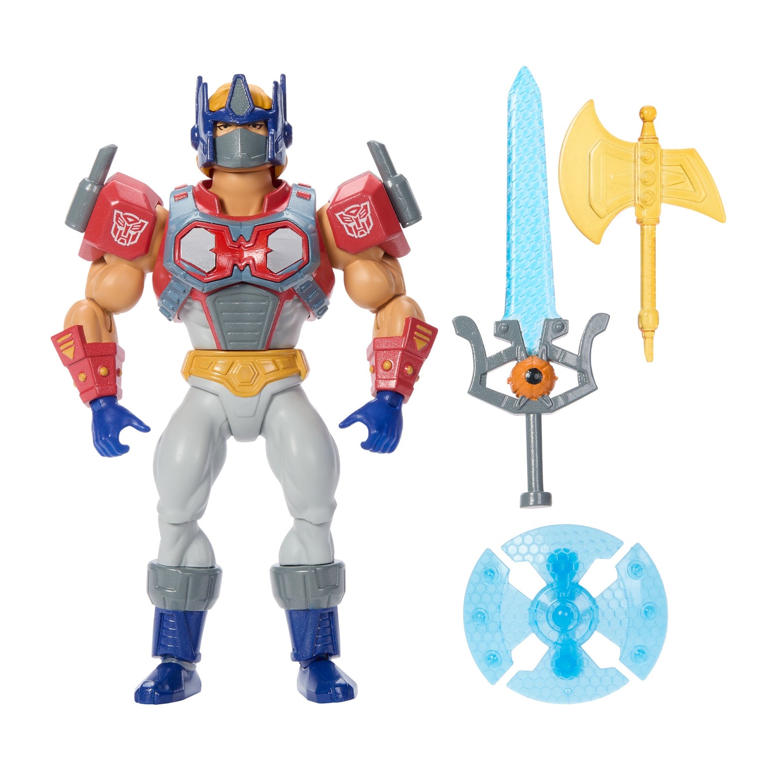 Masters of the Universe x Transformers Optimus Prime Armor He-Man ...