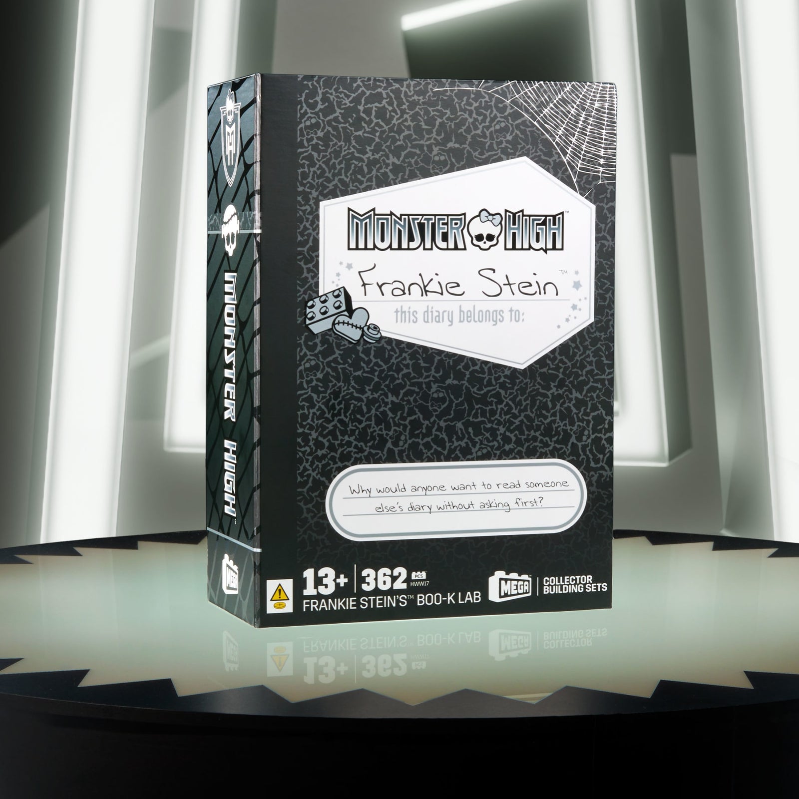 MEGA Monster High Frankie Stein's Boo-k Lab