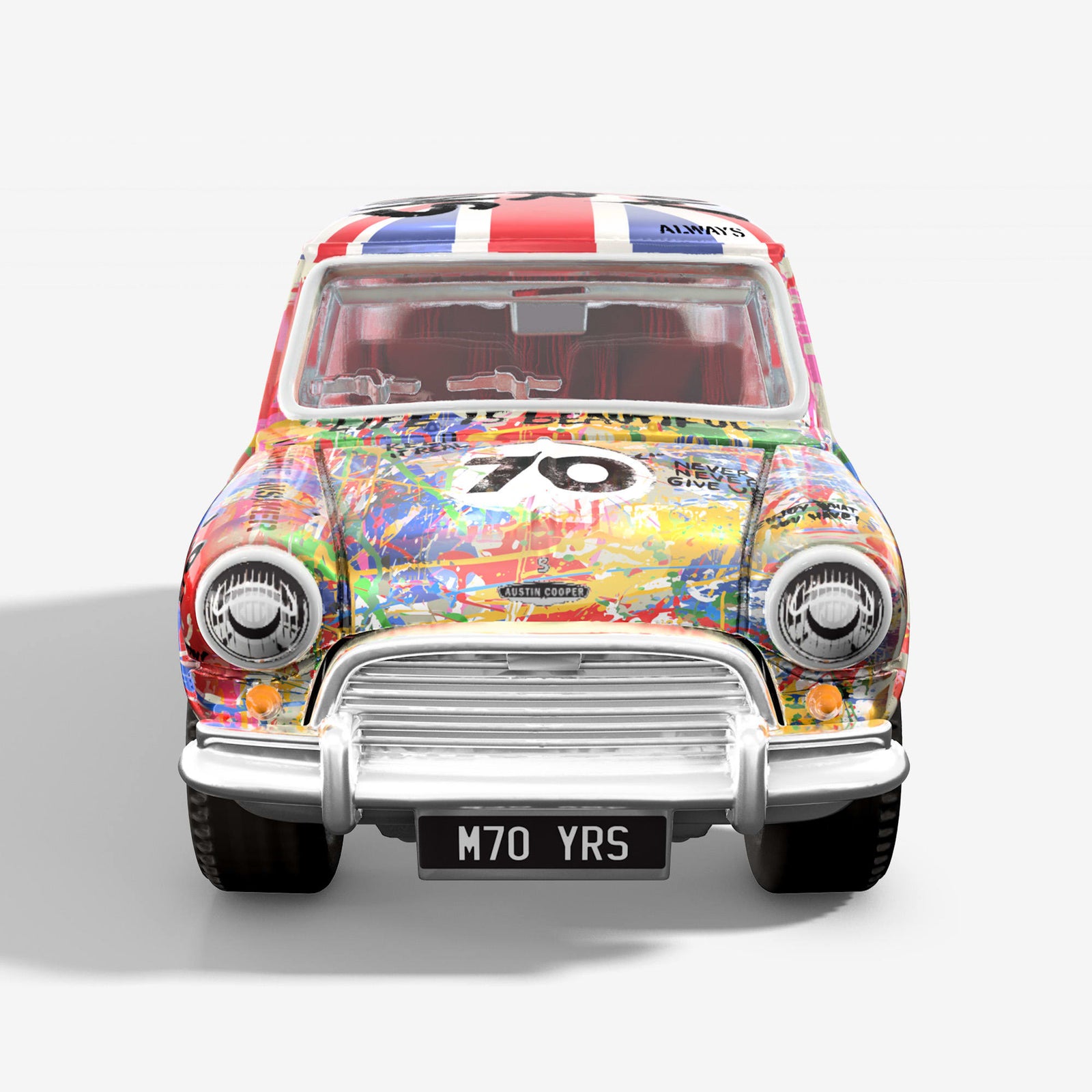Matchbox x Mr Brainwash 1964 Austin Mini Cooper S