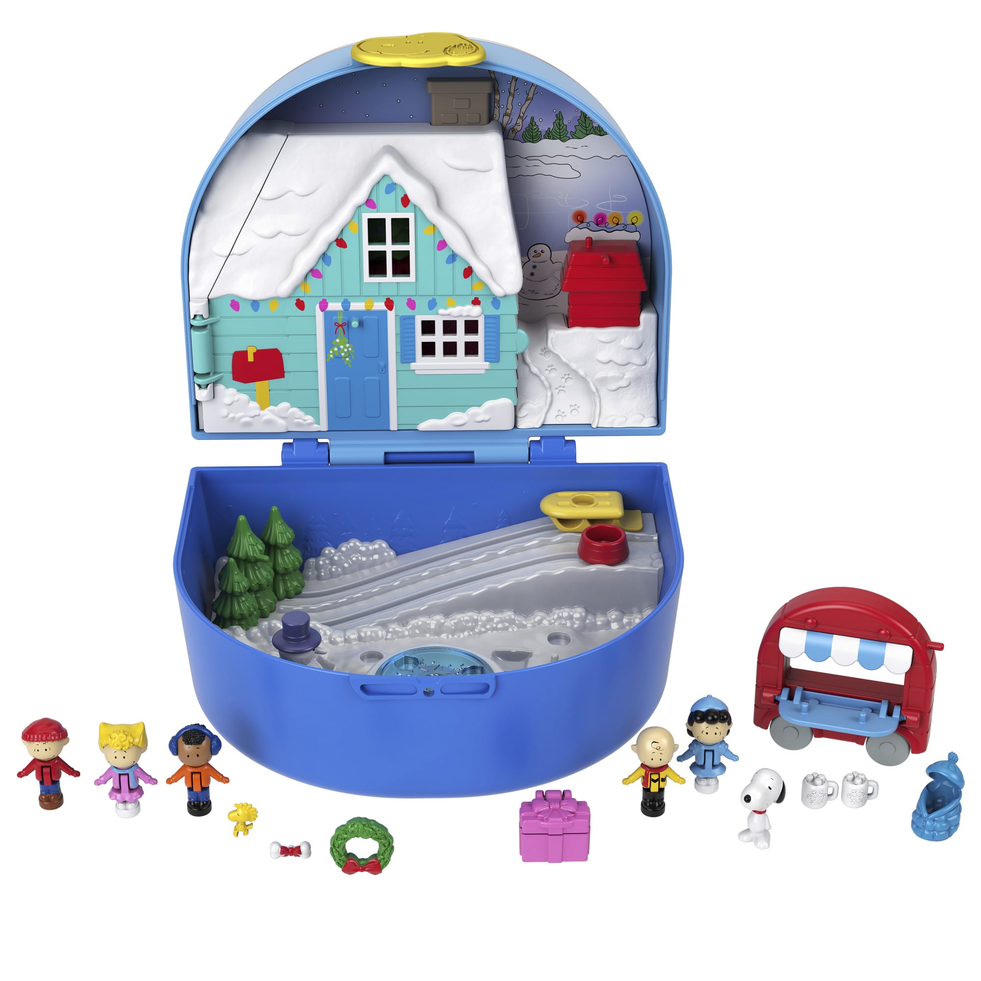 Polly Pocket Dolls and Playset, Collector Peanuts Compact | Mattel ...