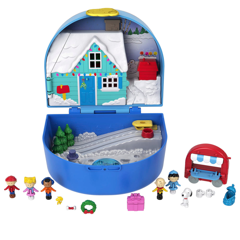 𝗣𝗮𝗛𝗼𝗹𝗮! Oficial | Polly Pocket x Peanuts Collector compacto, micro muñecas y juego de juego, 7 accesorios temáticos, 4 lugares icónicos, Snoopy y Woodstock 𝗣𝗮𝗛𝗼𝗹𝗮! Oficial | Polly Pocket x Peanuts Collector compacto, micro muñecas y juego de juego, 7 accesorios temáticos, 4 lugares icónicos, Snoopy y Woodstock