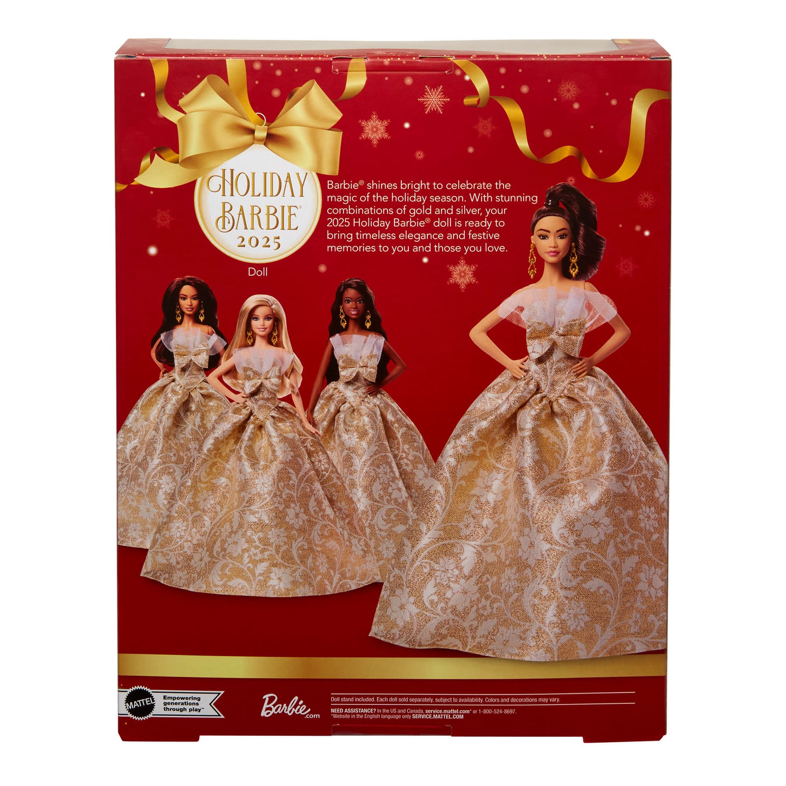 2025 Holiday Barbie Doll 2