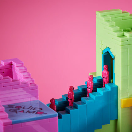MEGA Squid Game Staircase Collector Building Set