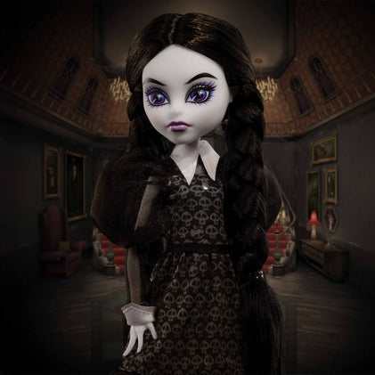 The Addams Family Morticia and Wednesday Dolls 2024 | Mattel