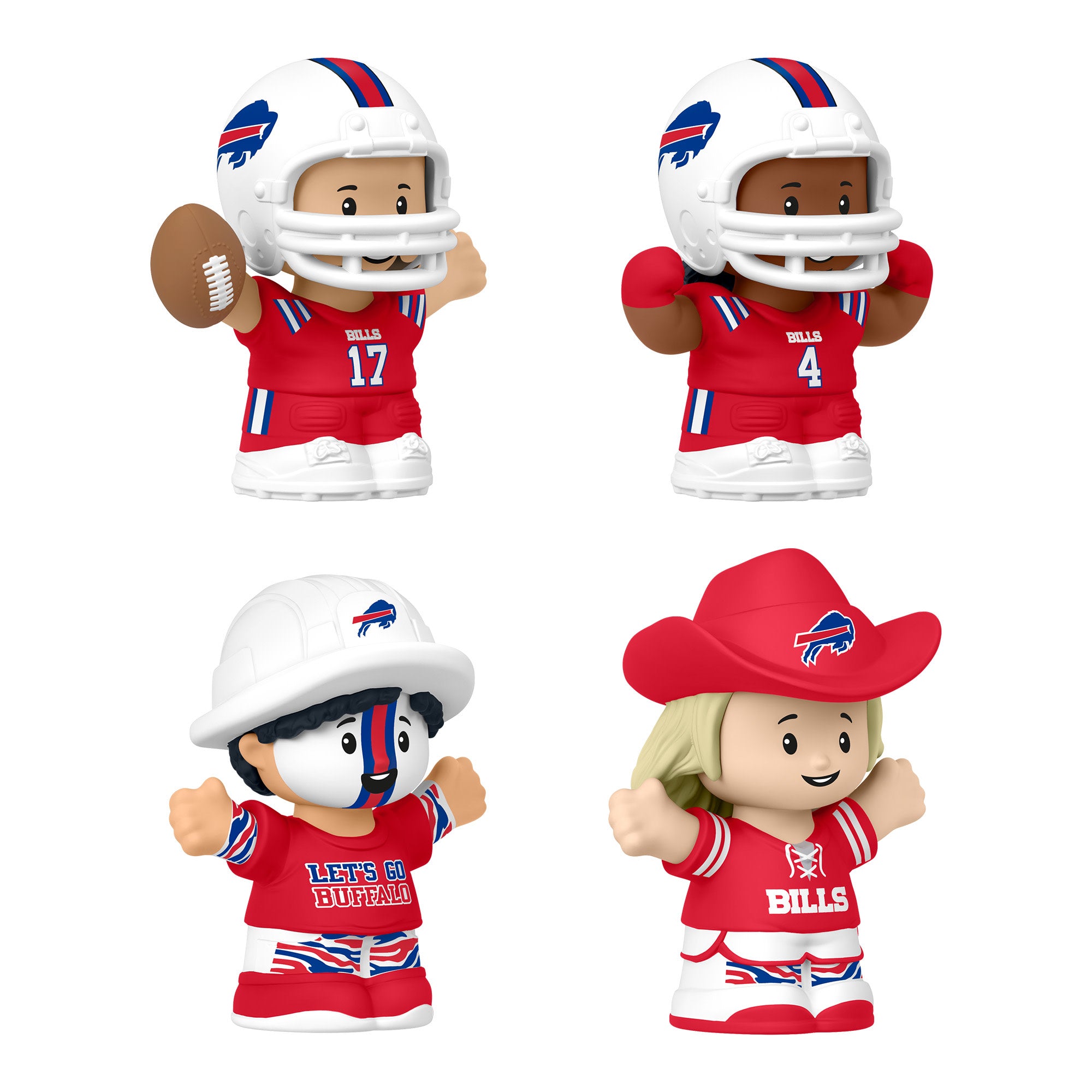 Little People Collector Buffalo Bills Alternate Jersey Figure Set