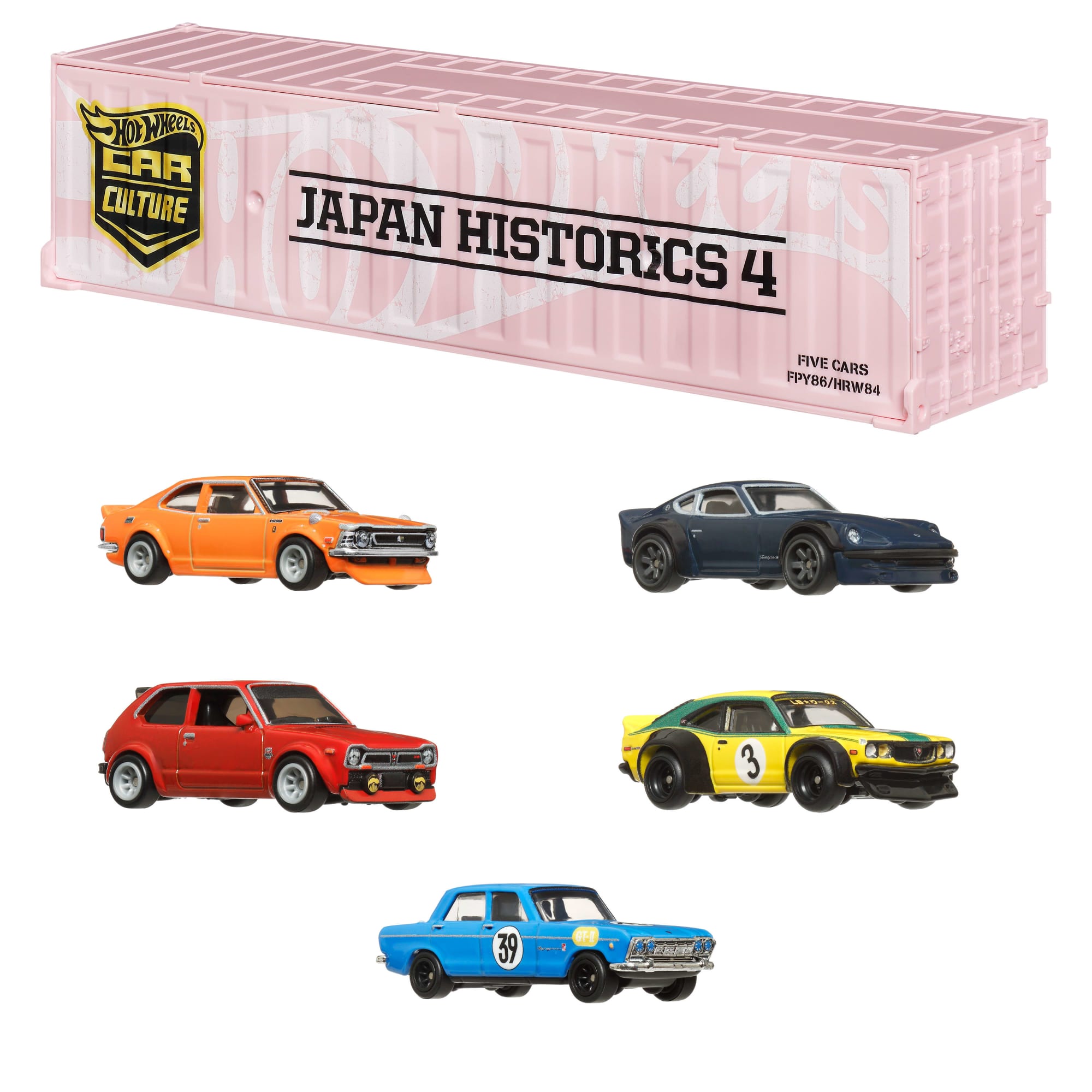 Hot Wheels Car Culture Japan Historics 4 Container Set