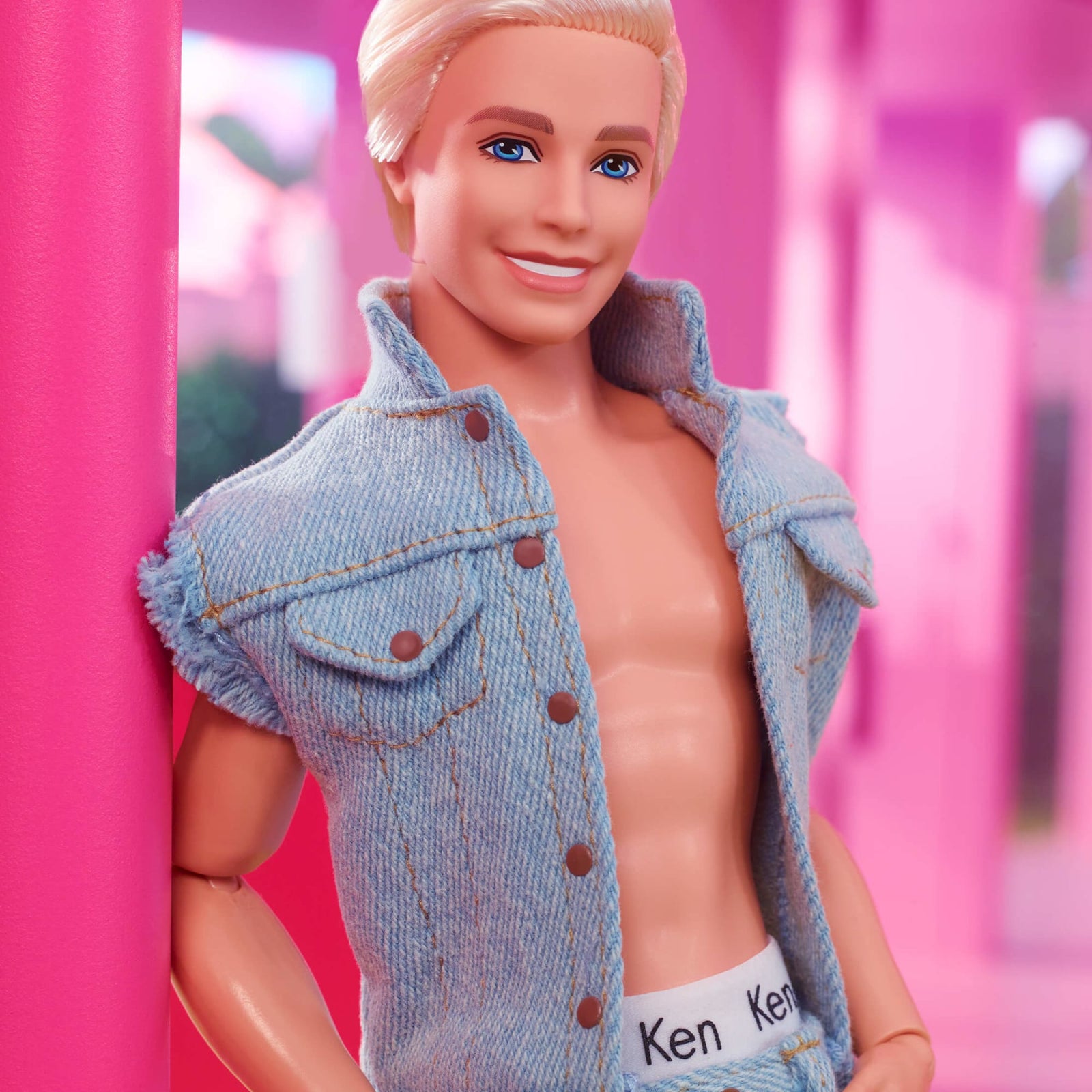 Ken Doll Wearing Denim Matching Set – Barbie The Movie