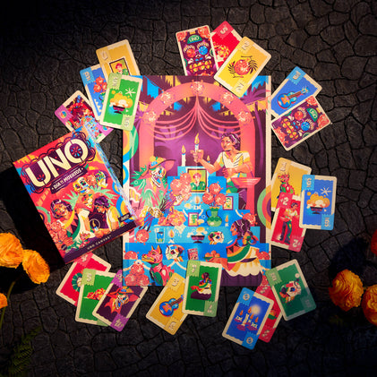 UNO Canvas Día de Muertos Card Game