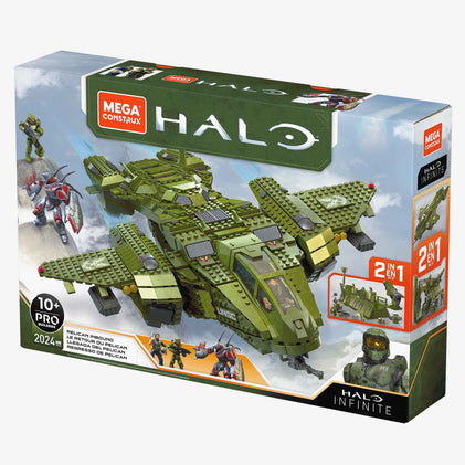 MEGA Halo Pelican Inbound Aircraft Building Set