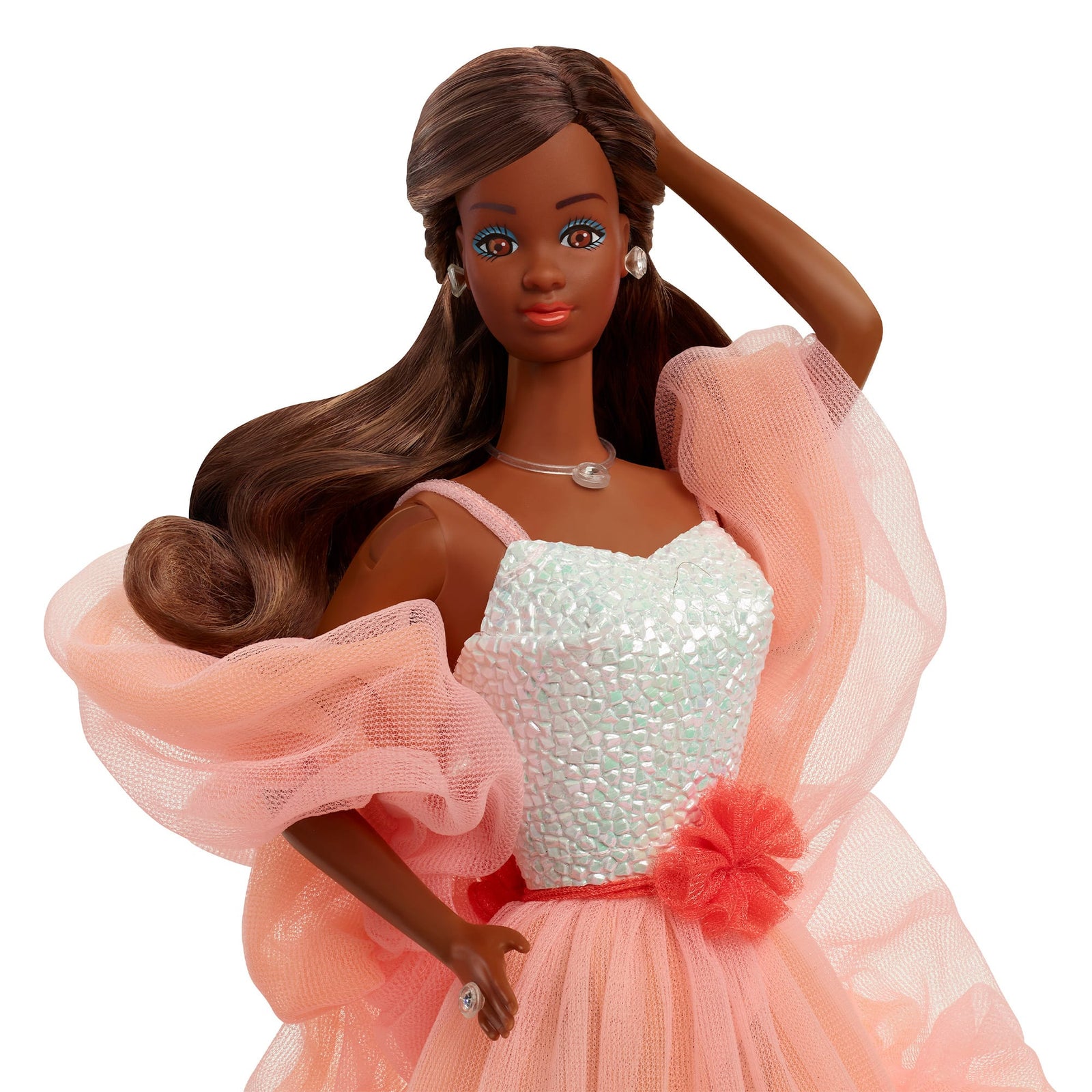 Peaches ‘n Cream Barbie Doll, Brown Hair