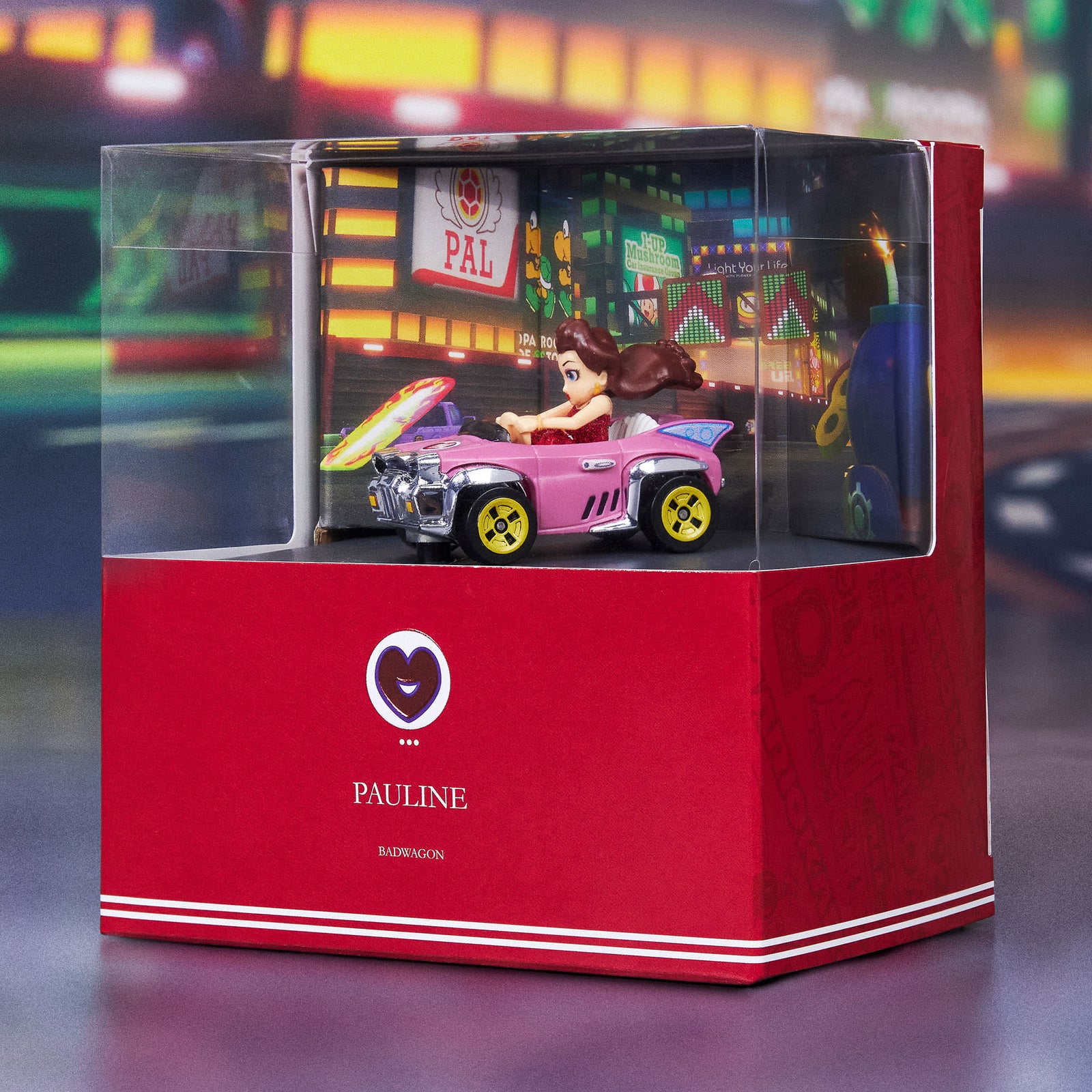 Hot Wheels Mario Kart Pauline Vehicle