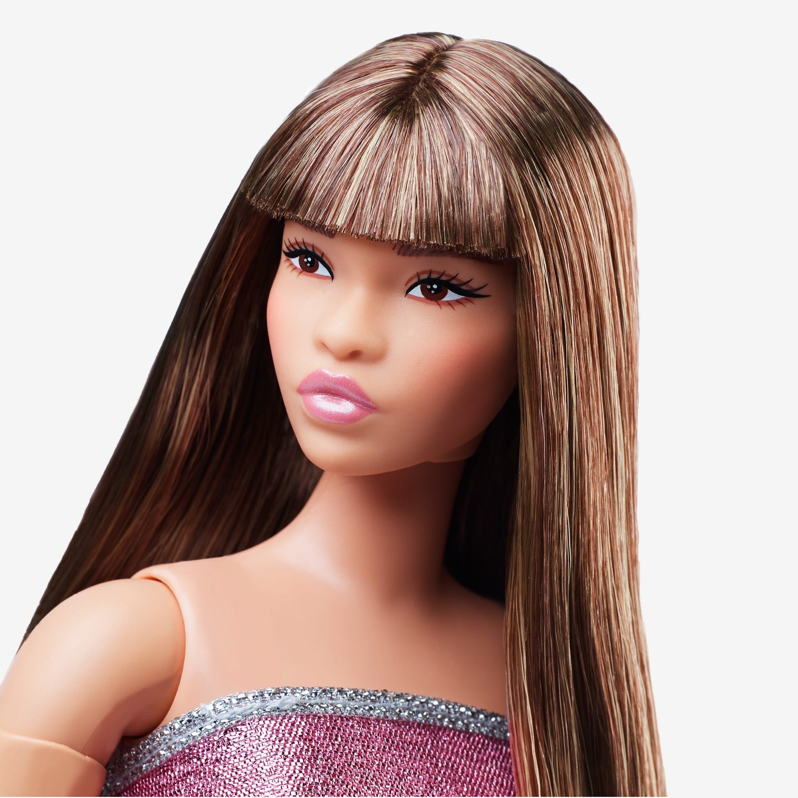 Barbie Looks Doll #24 (Curvy, Long Brown Hair)