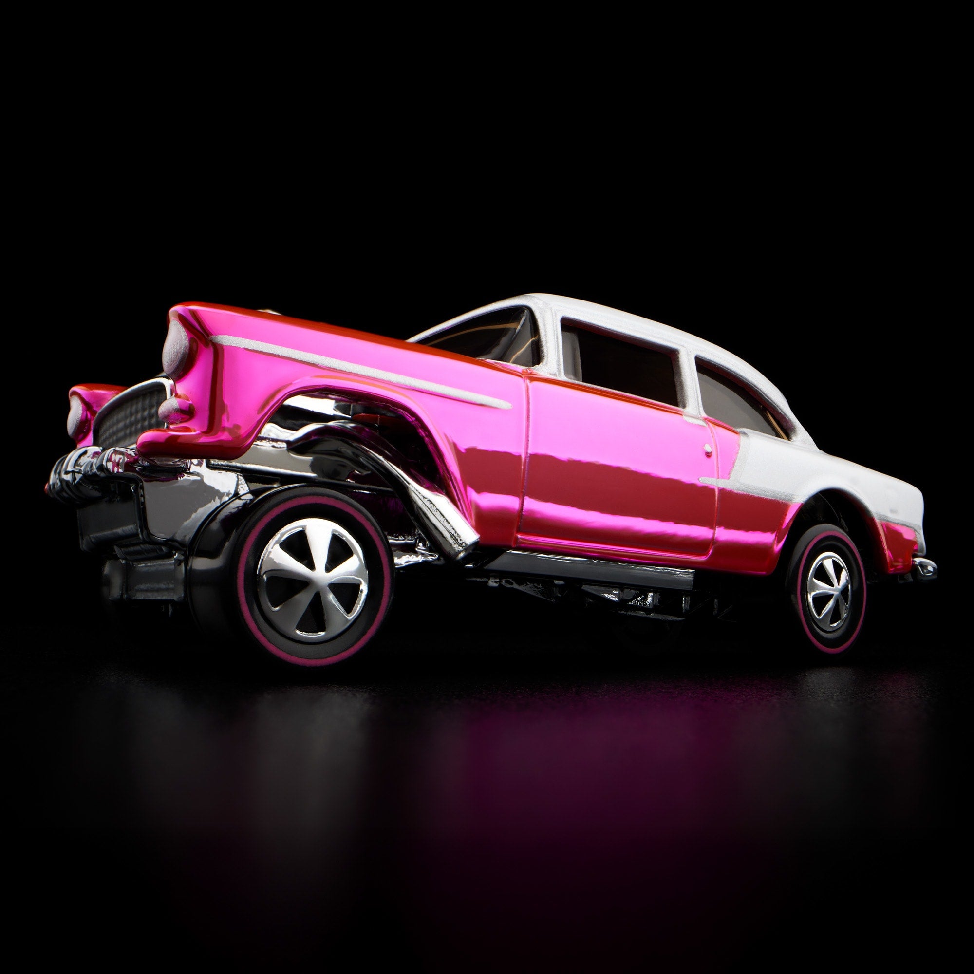 Hot Wheels RLC 2024 '55 Chevy Bel Air Gasser Pink Spectraflame