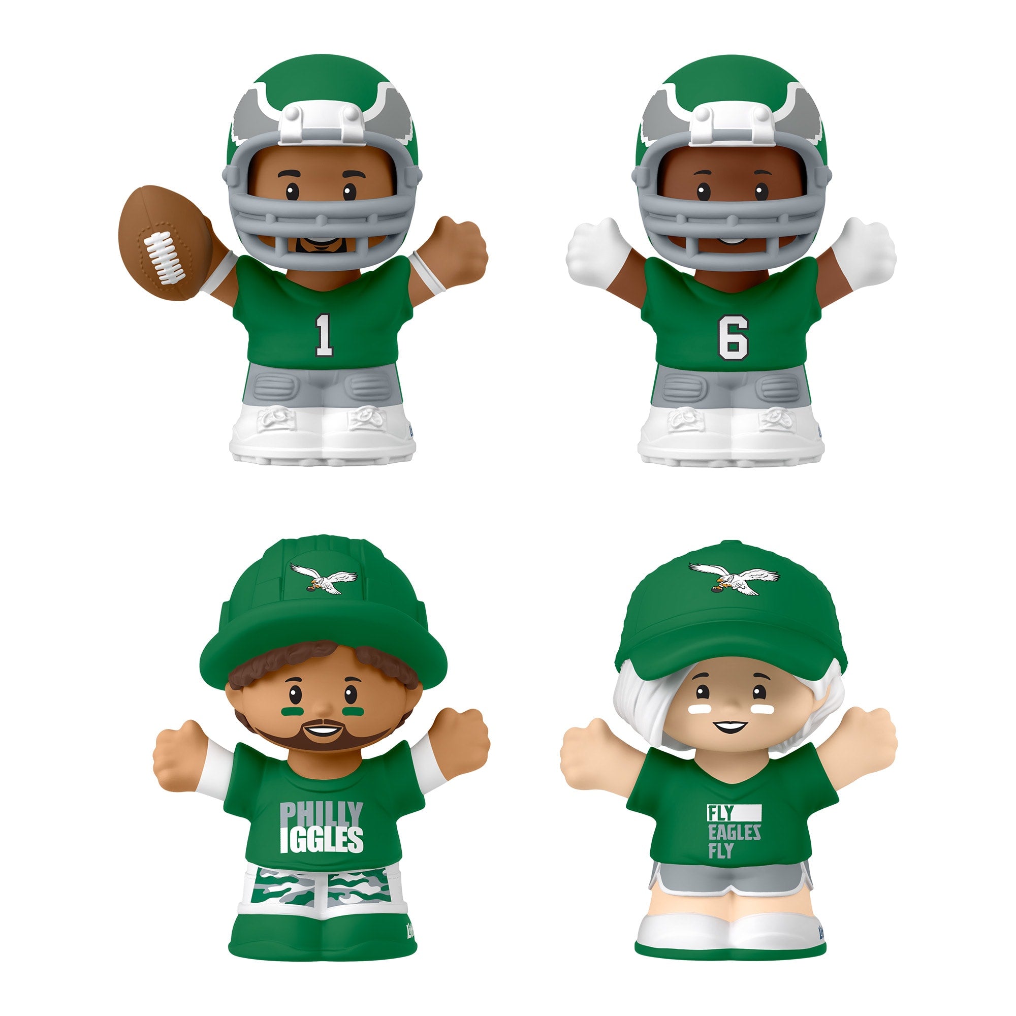 Little People Collector Philadelphia Eagles Alternate Jersey Figure Set