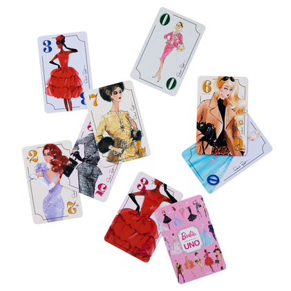 UNO Canvas Barbie Fashion Model Collection Deck