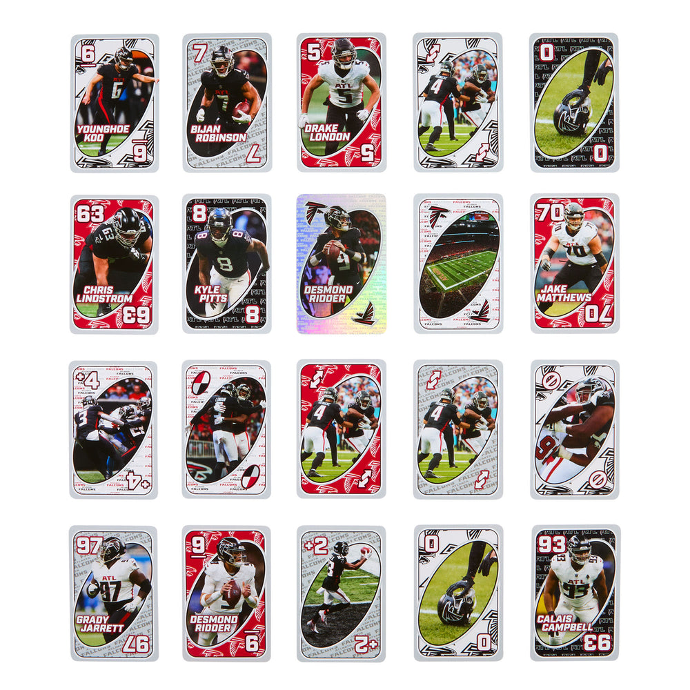 UNO Fandom NFL Atlanta Falcons Game Deck