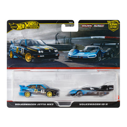 Hot Wheels Premium Car Culture 2-Pack Volkswagen Jetta MK3 & Volkswagen ID R