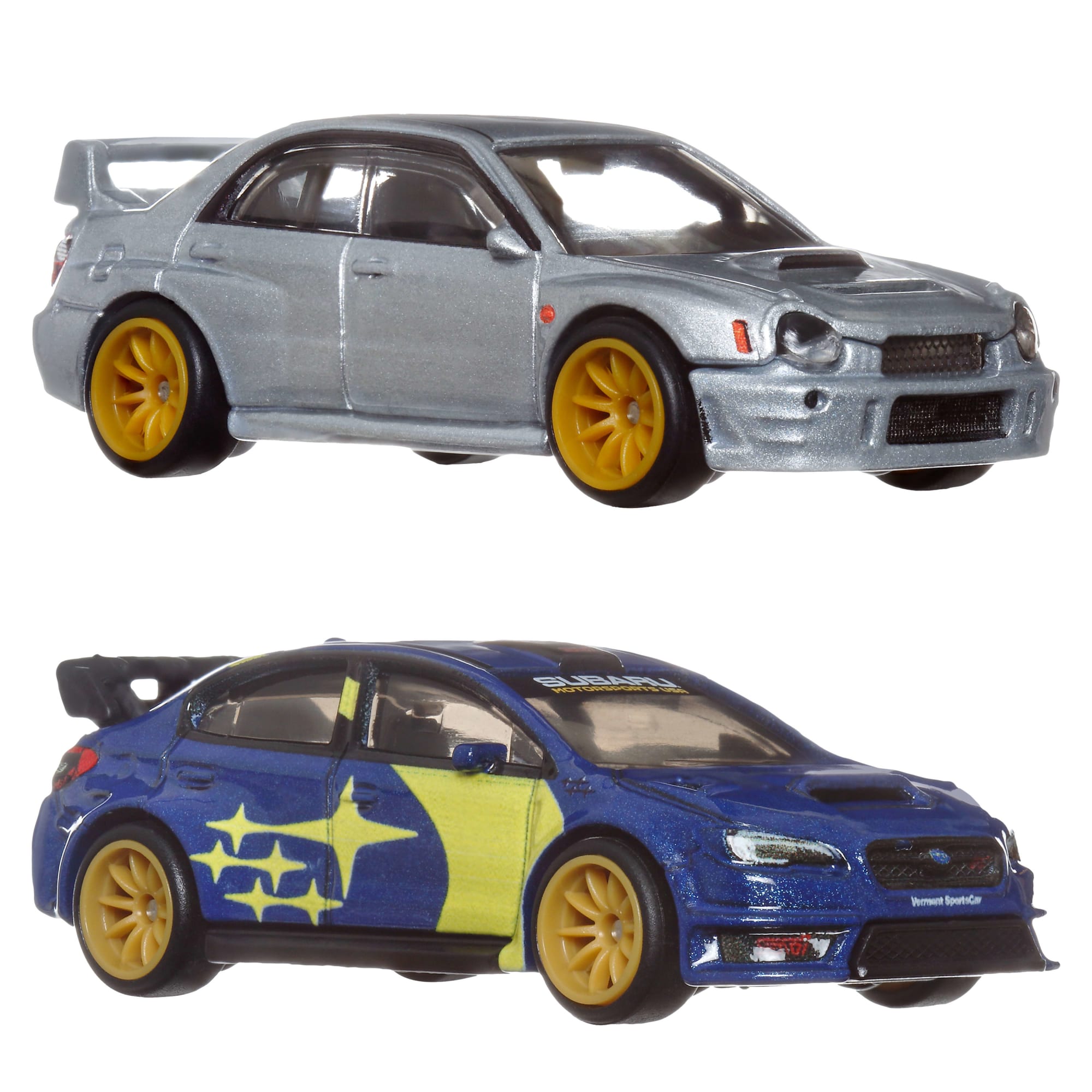 Hot Wheels Car Culture 2-Pack, Subaru Impreza WRX & '16 Subaru WRX STI