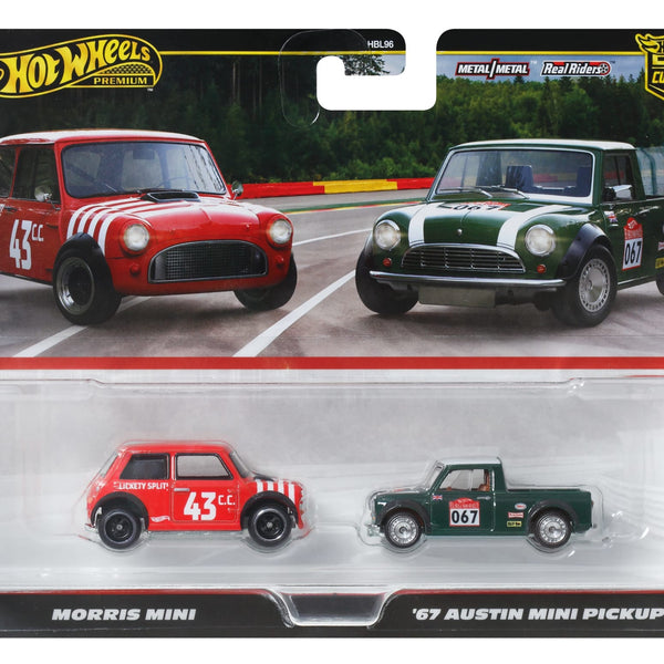 Hot Wheels Premium Car Culture 2-Pack - Morris Mini & '67