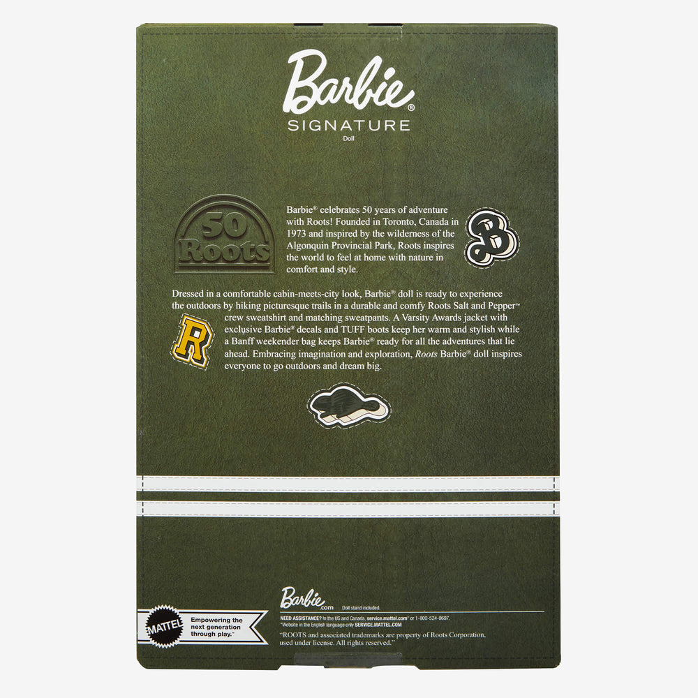 Roots 50th Anniversary Barbie Doll