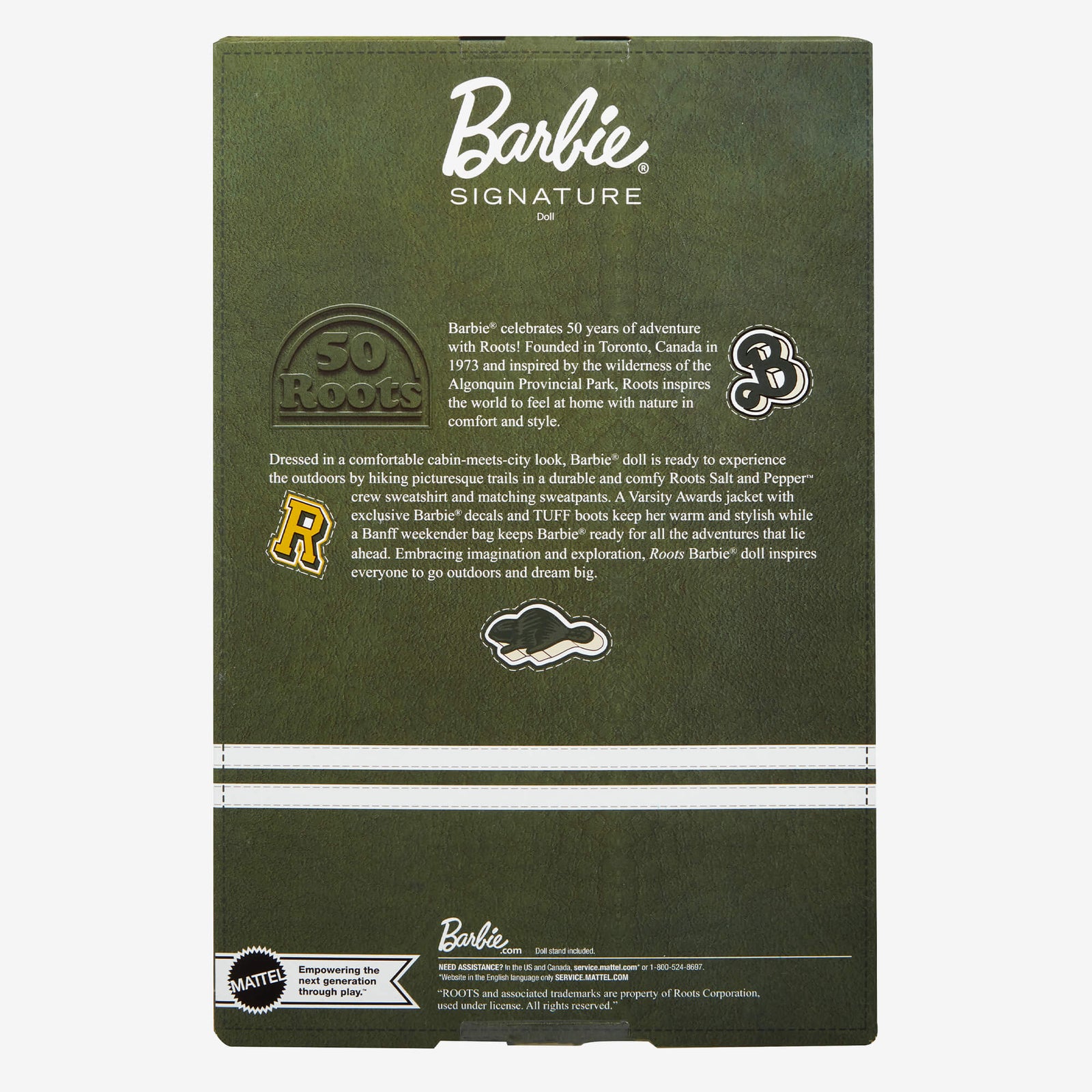 Roots 50th Anniversary Barbie Doll