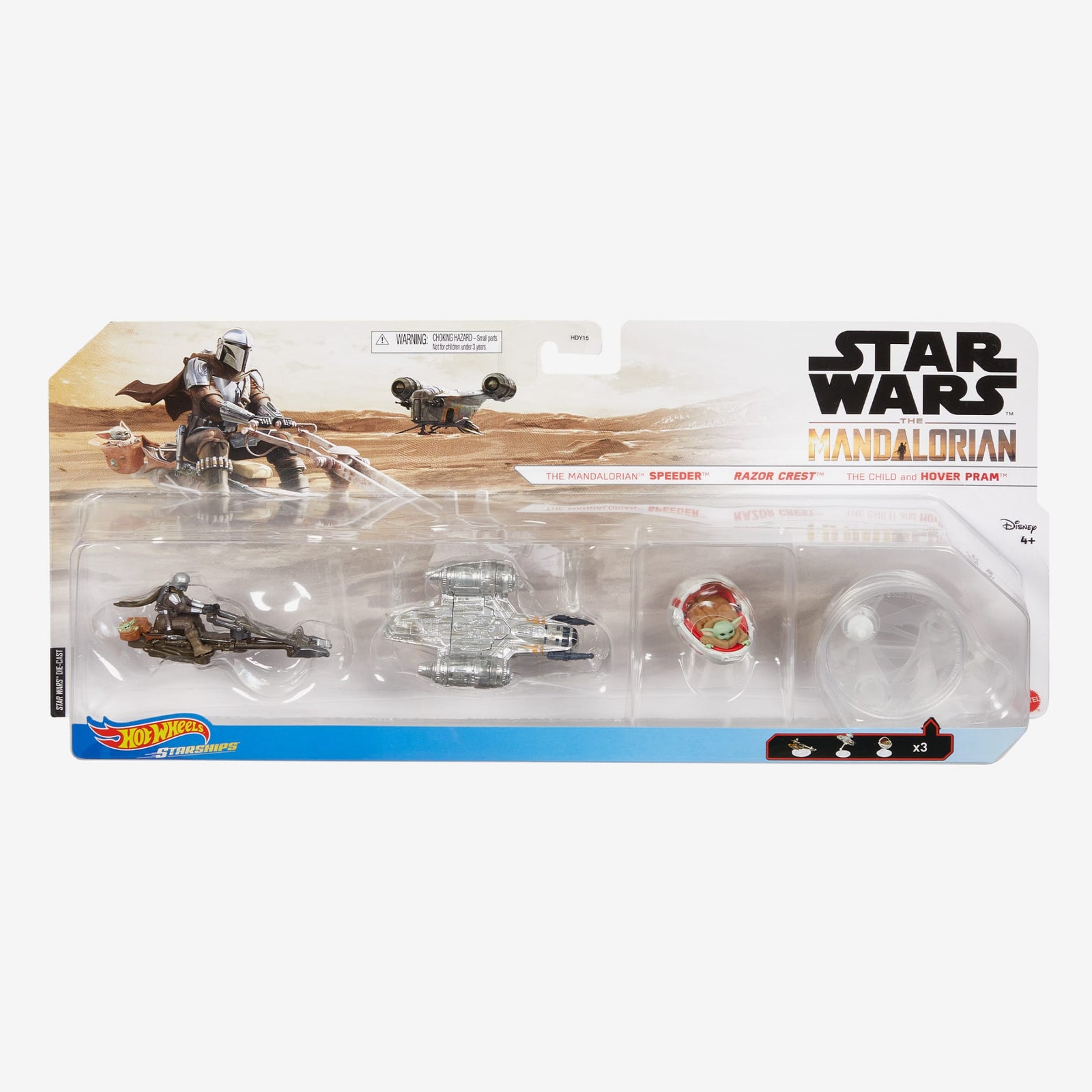 Hot Wheels Star Wars Starship Vehicles 3-Pack