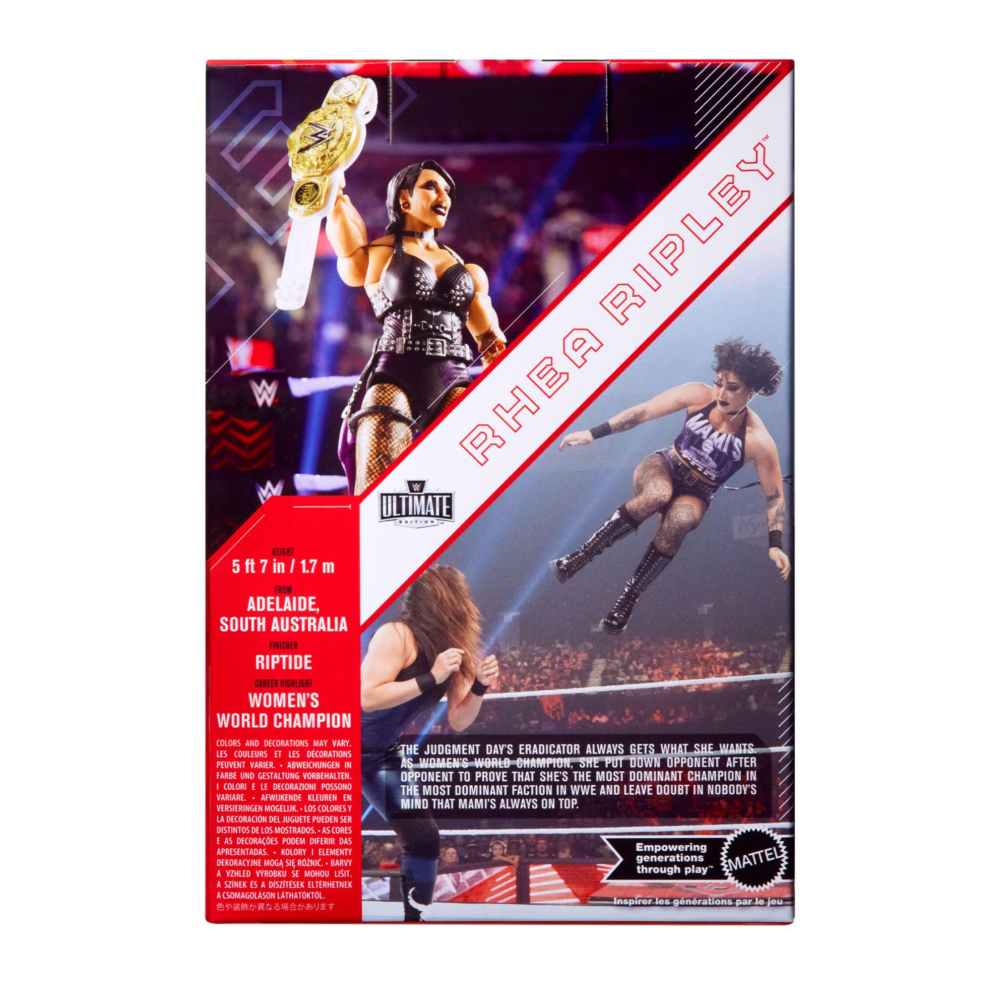 WWE Ultimate Edition RAW Ring and WWE Superstar Rhea Ripley Figure