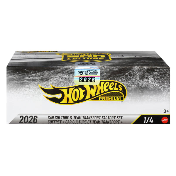 Hot Wheels Car Culture & Team Transport Factory Set (Styles May