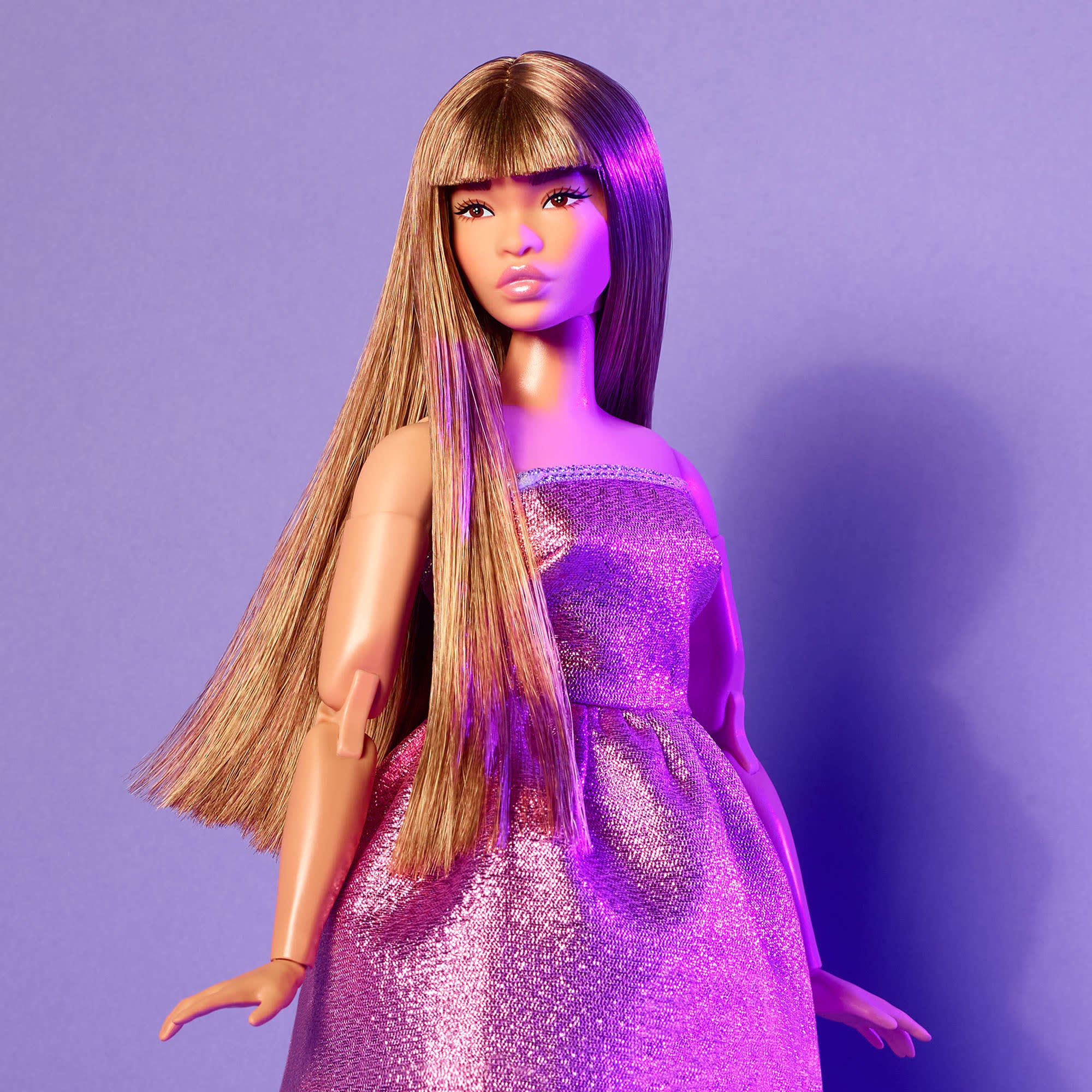 Barbie Looks Doll #24 (Curvy, Long Brown Hair)