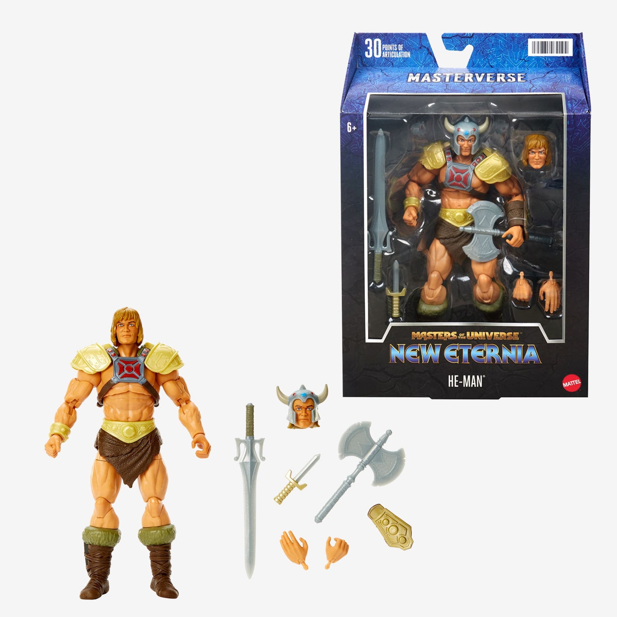 Masters of the Universe Masterverse New Eternia He Man Action Figure Mattel Creations