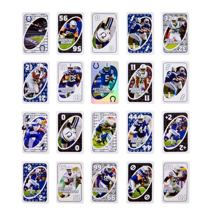 UNO Fandom NFL Indianapolis Colts Game Deck